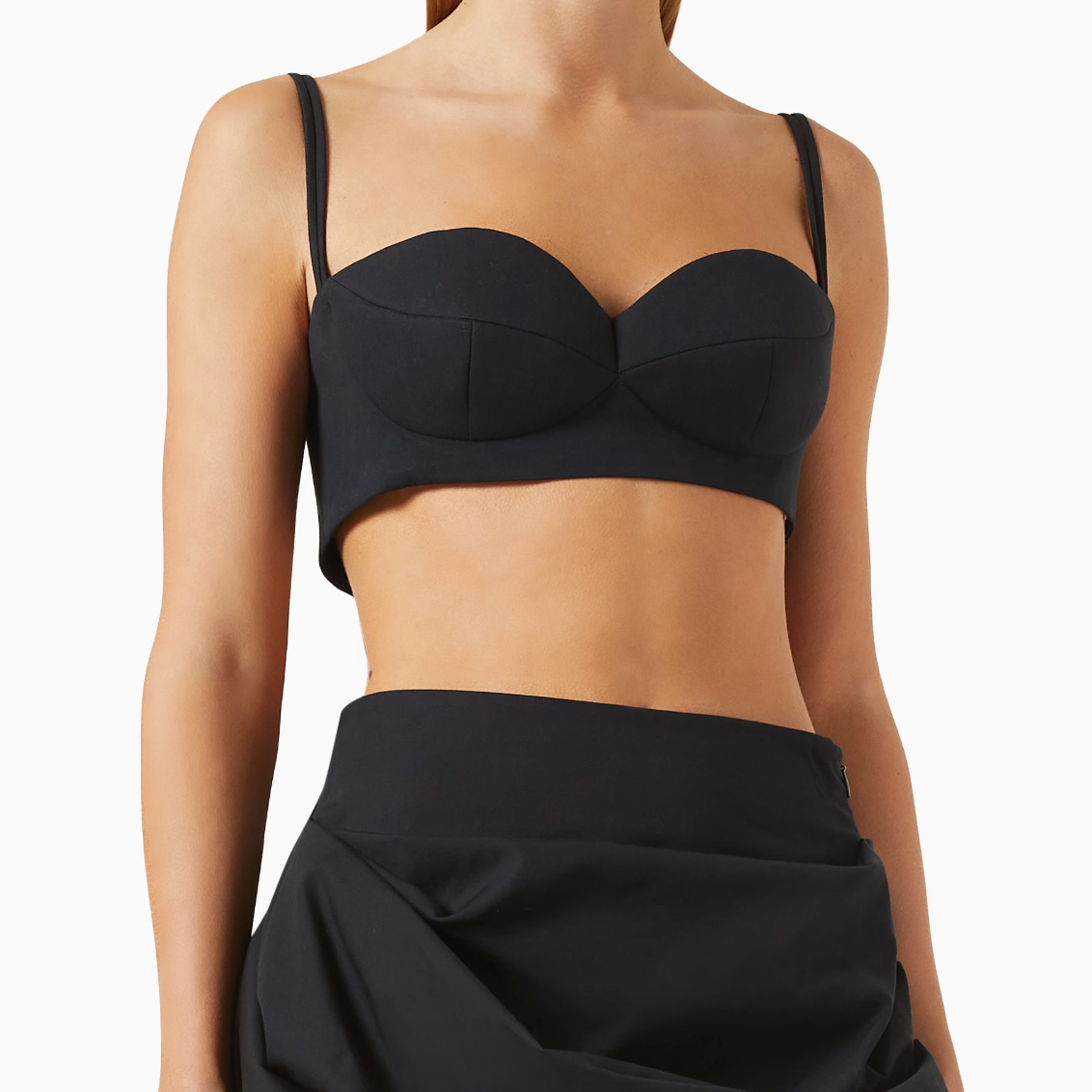 Rose Sweetheart Bra Top in Cotton