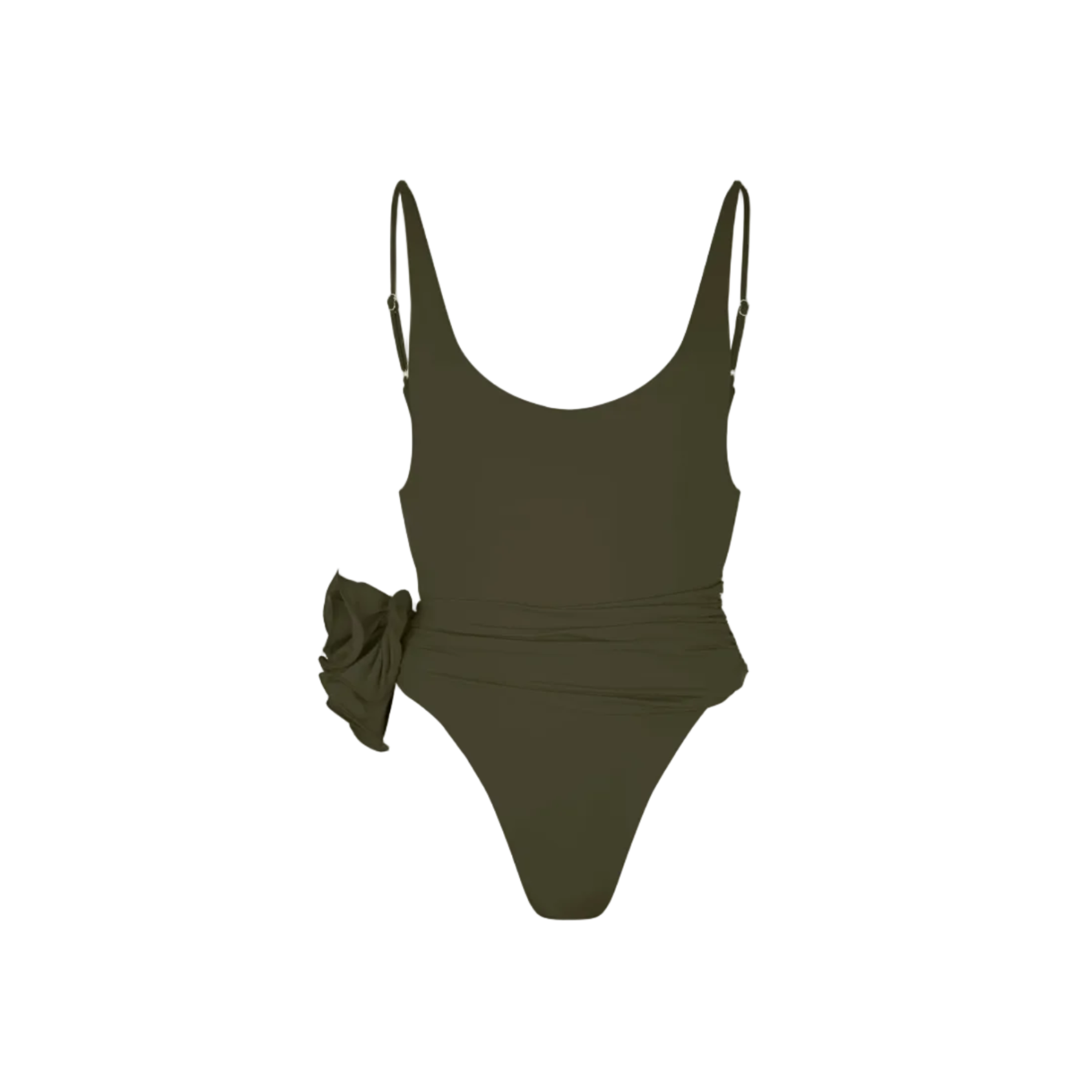 Flower Appliqué One-piece Swimsuit