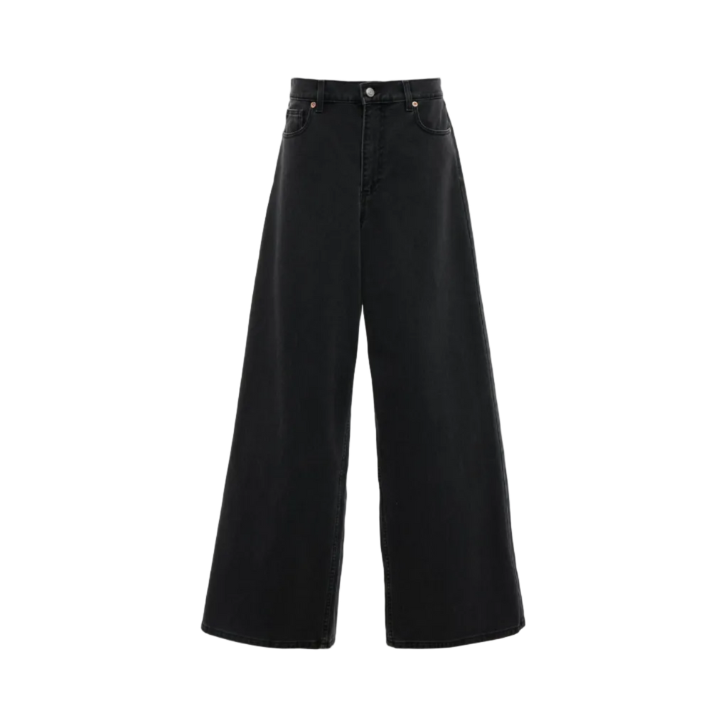 Mid-Rise Wide-Leg Jeans