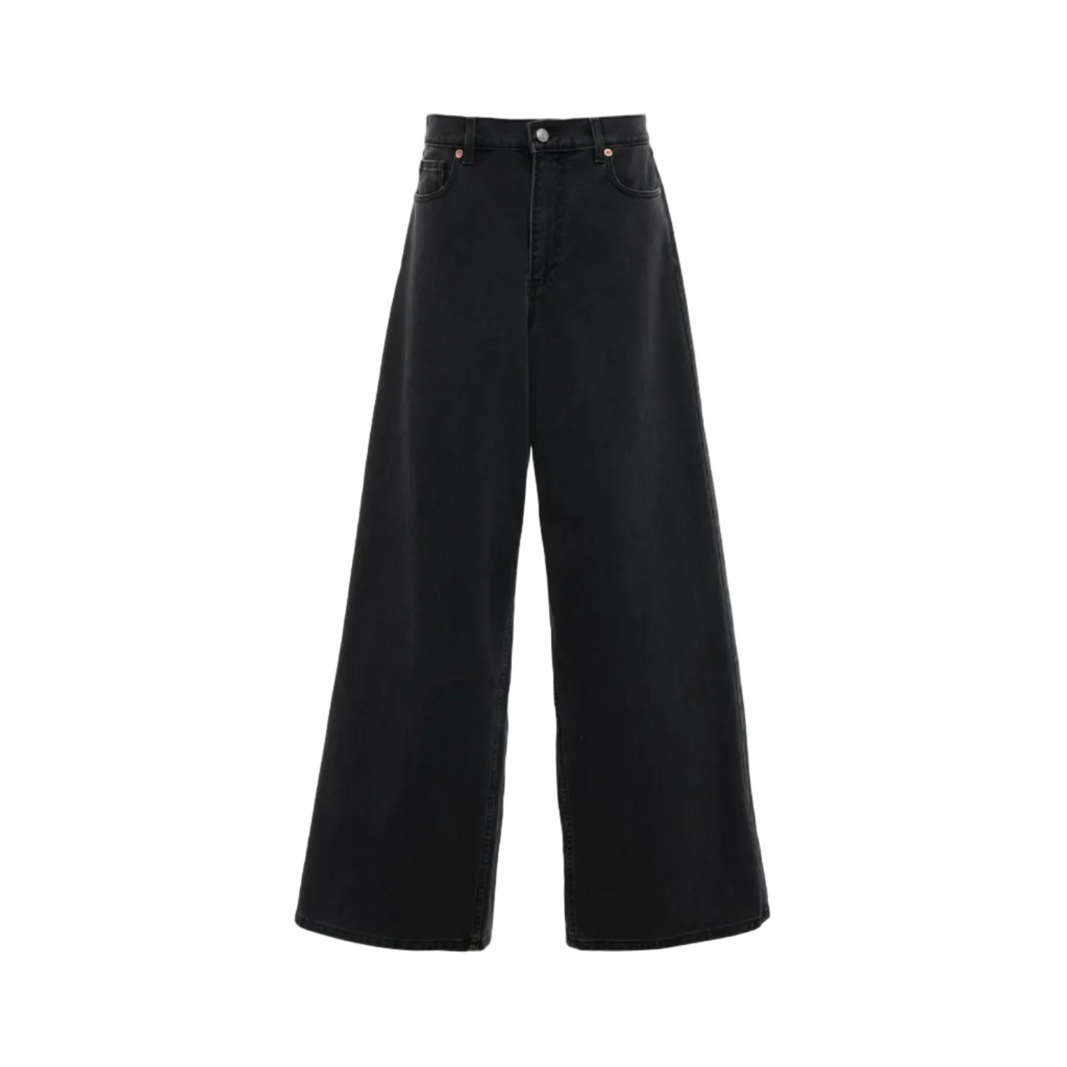 Mid-Rise Wide-Leg Jeans