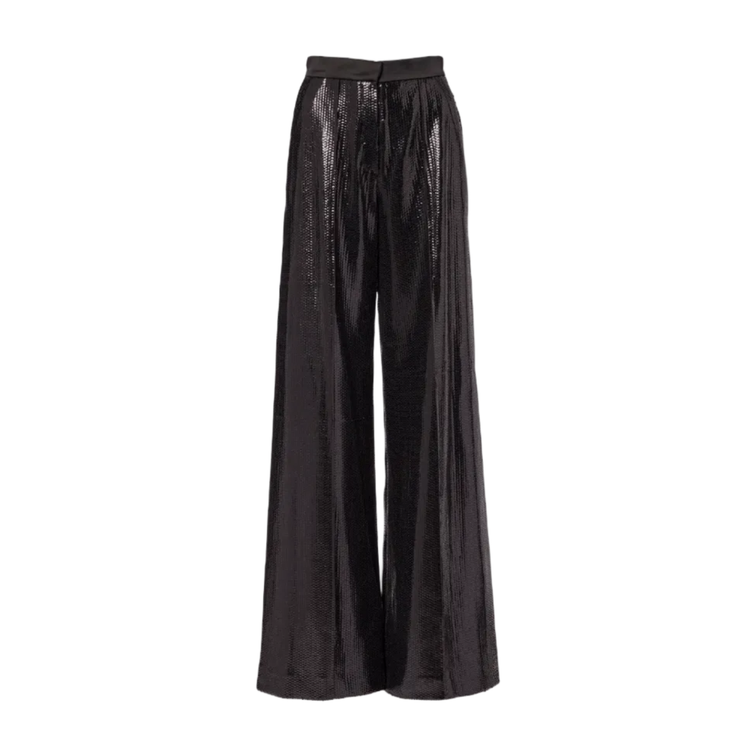 Elie Saab Sequins & Satin Pants
