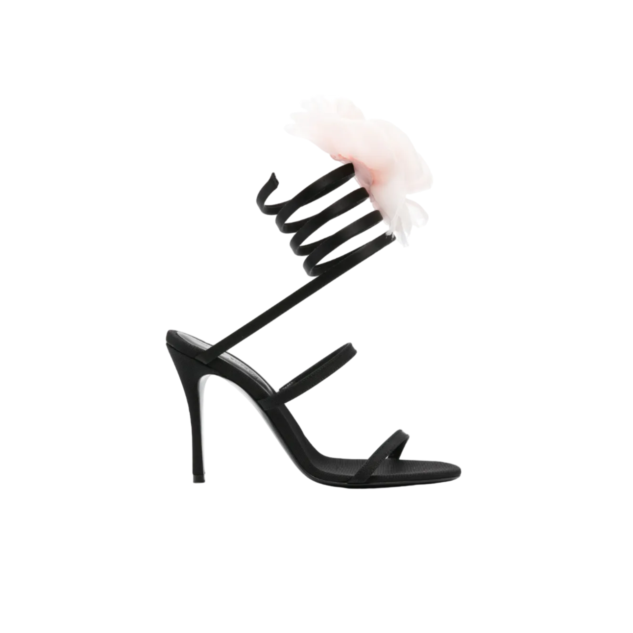 110mm Floral-Appliqué Sandals