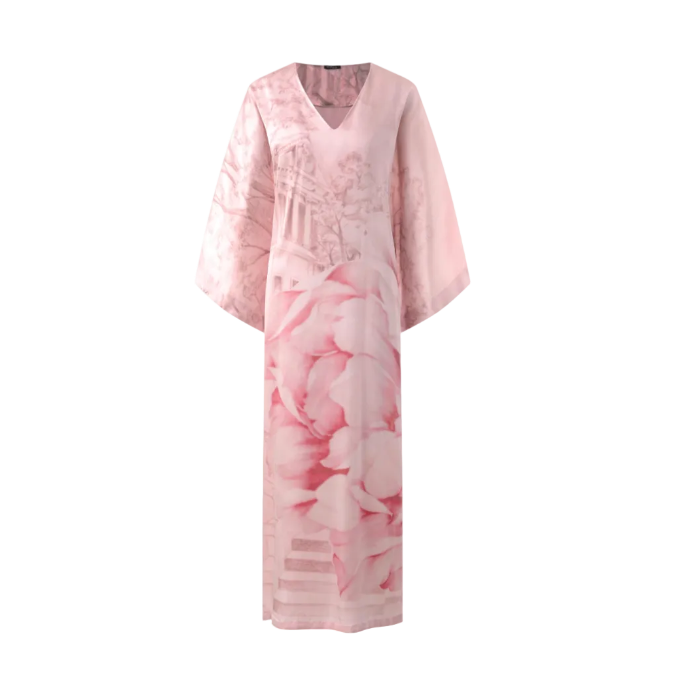 Silk Satin Printed Dress