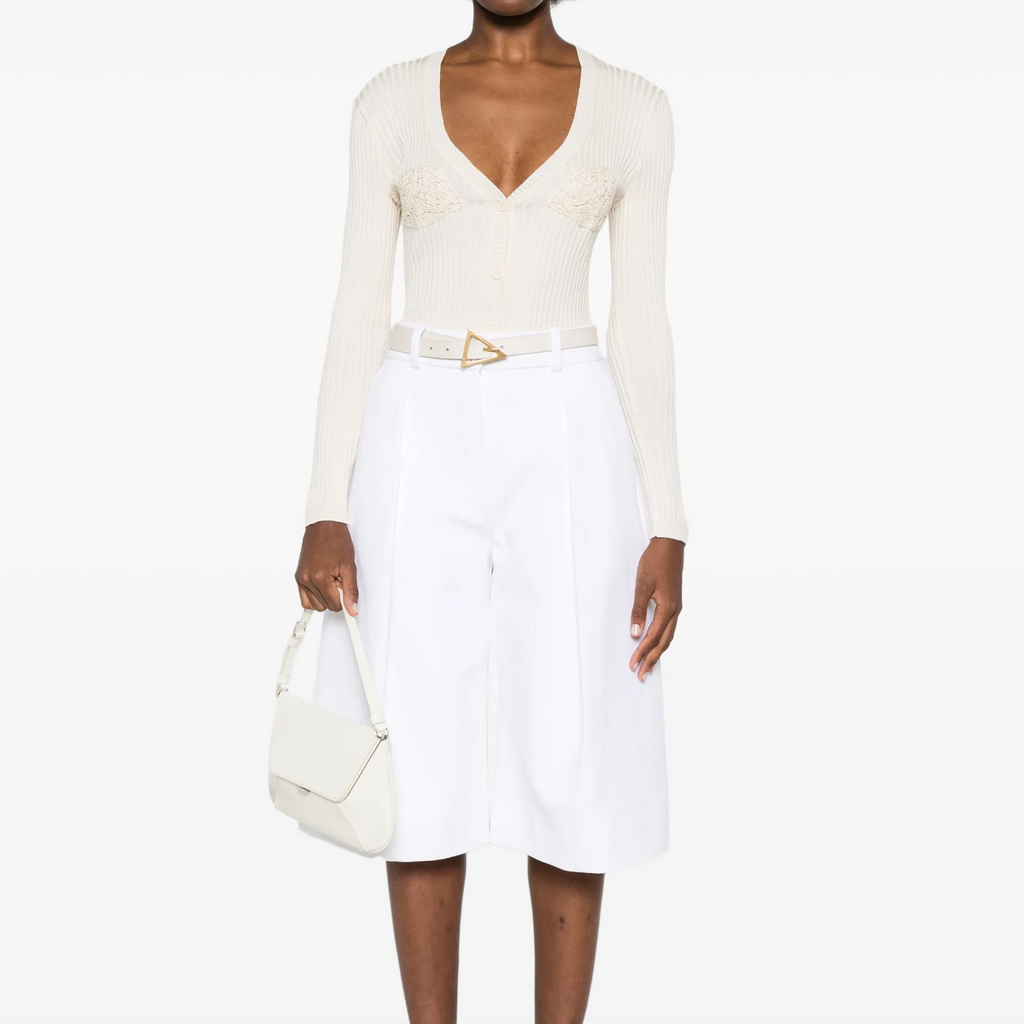 Magda Butrym Strickcardigan creme 310724