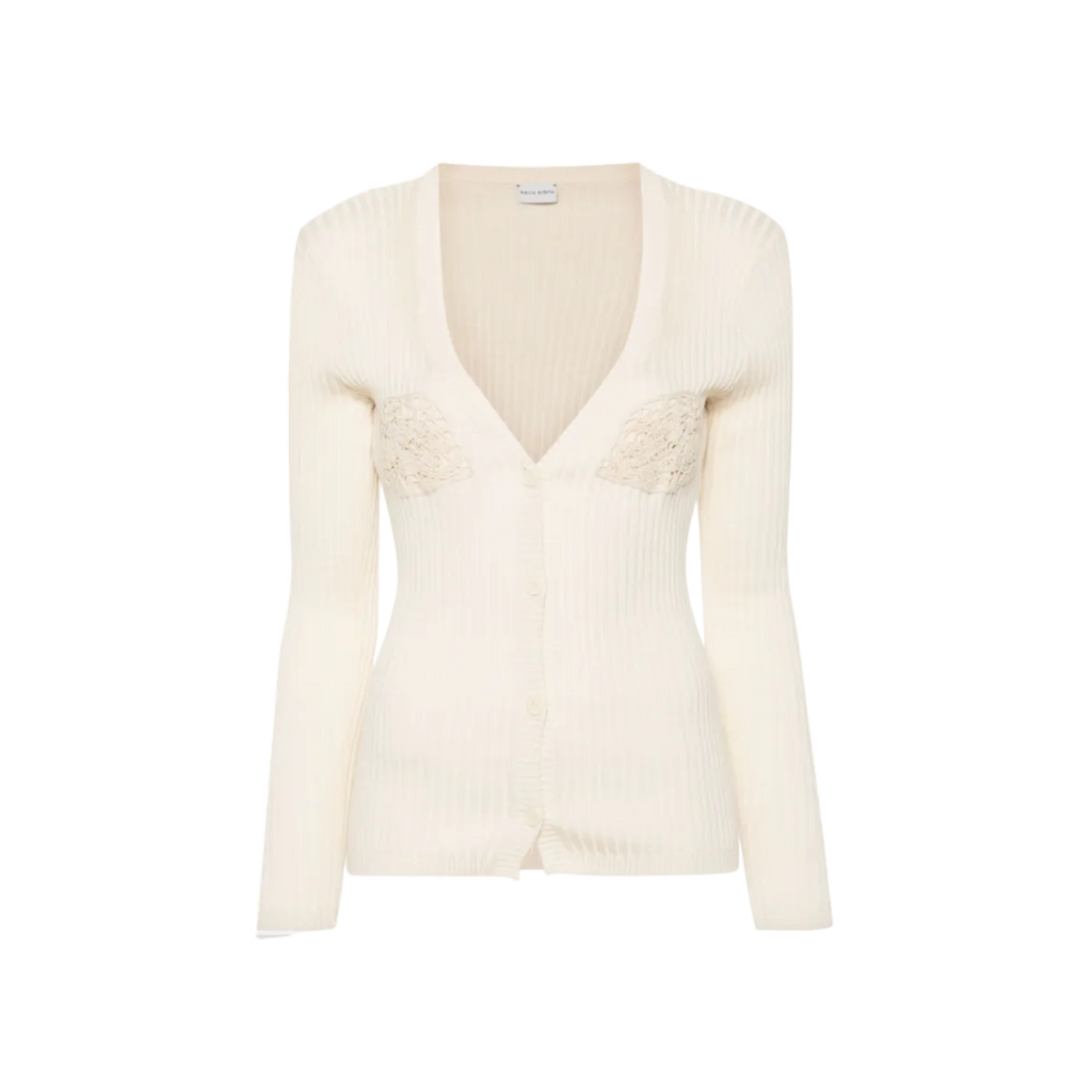 Magda Butrym Strickcardigan creme 310724
