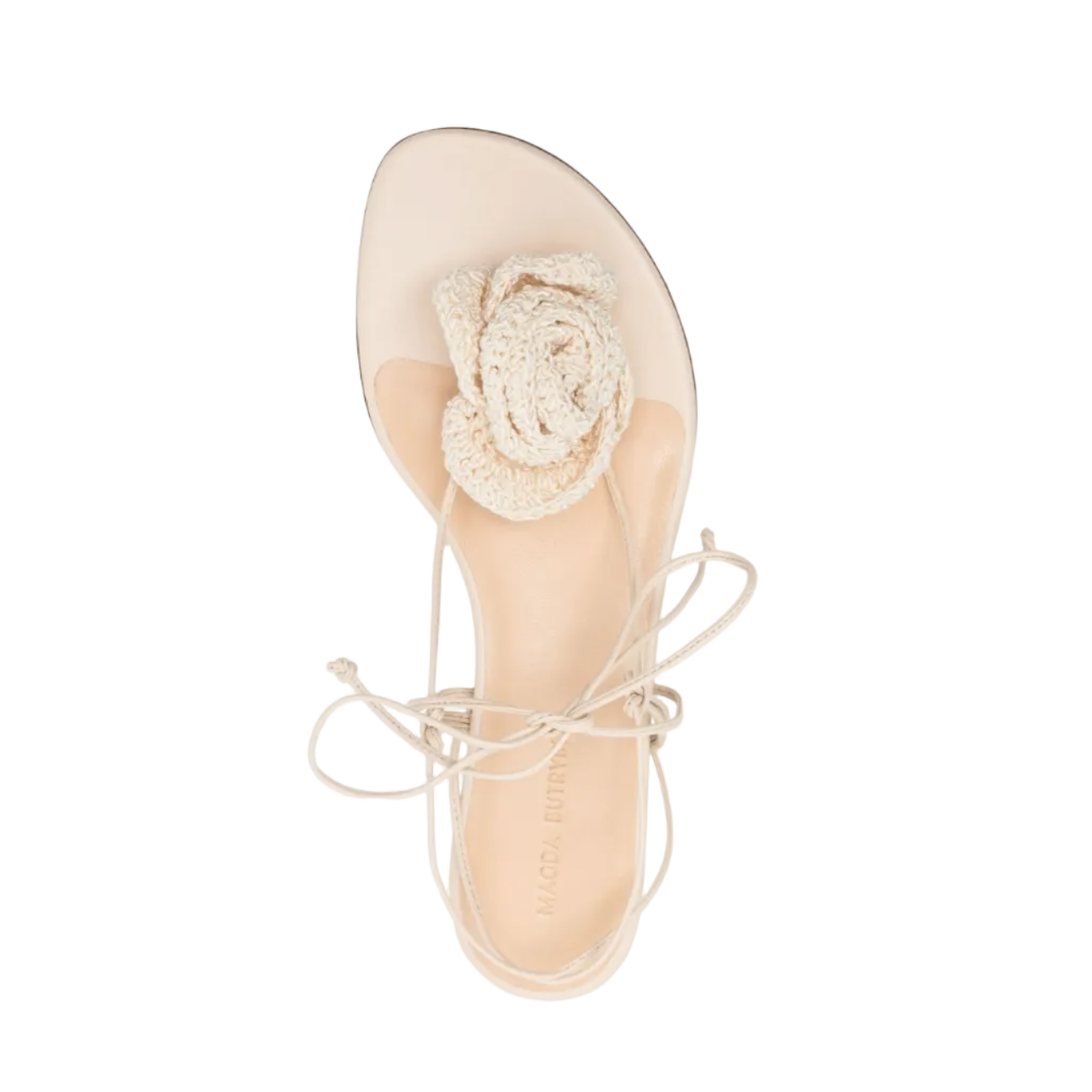 Flower Crochet-Knit Sandals