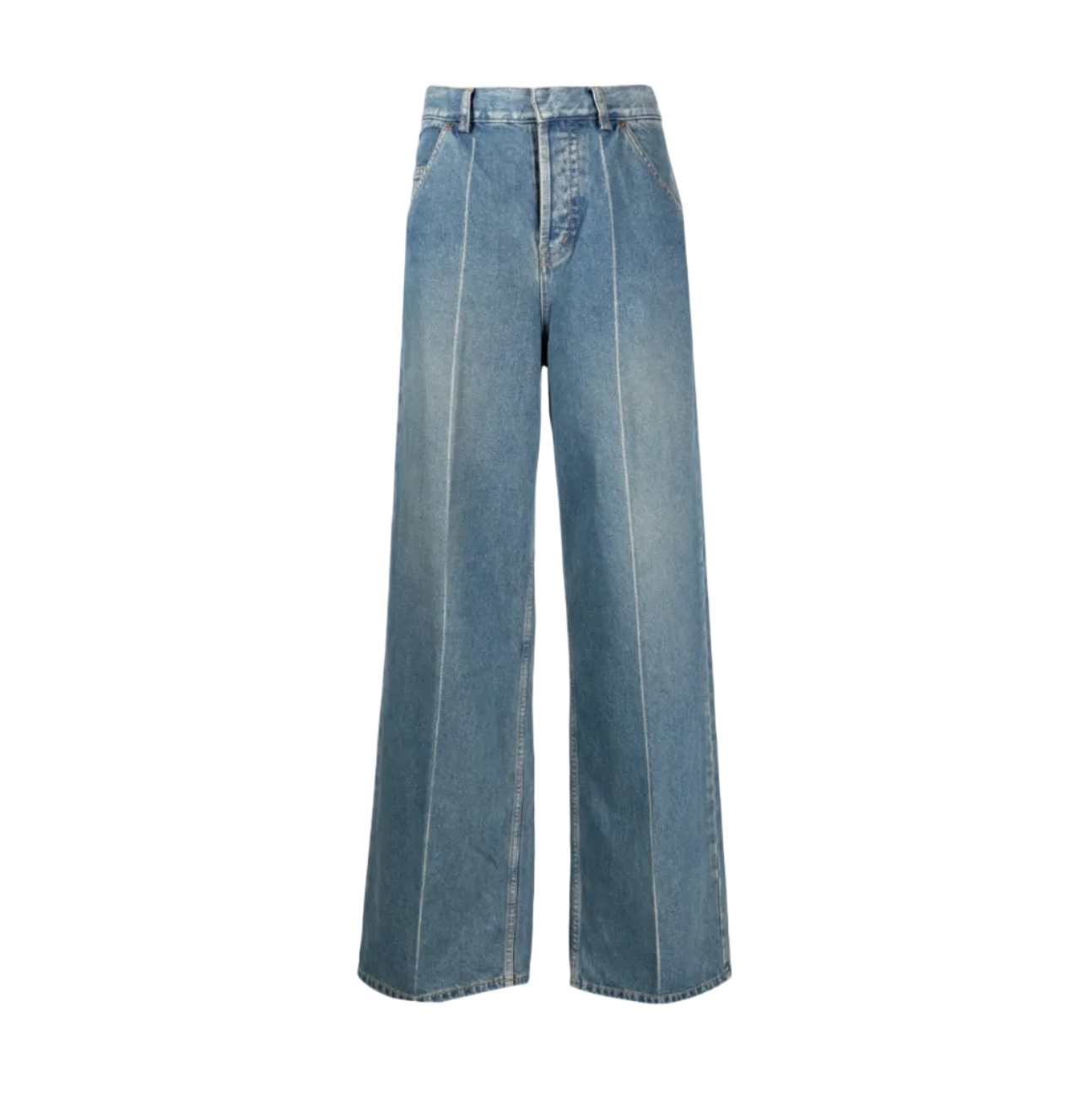 High-Rise Wide-Leg Jeans