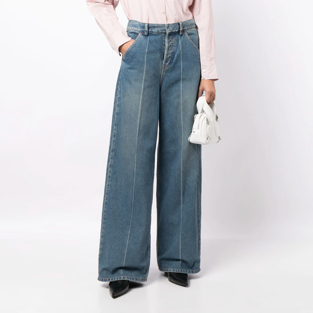 High-Rise Wide-Leg Jeans