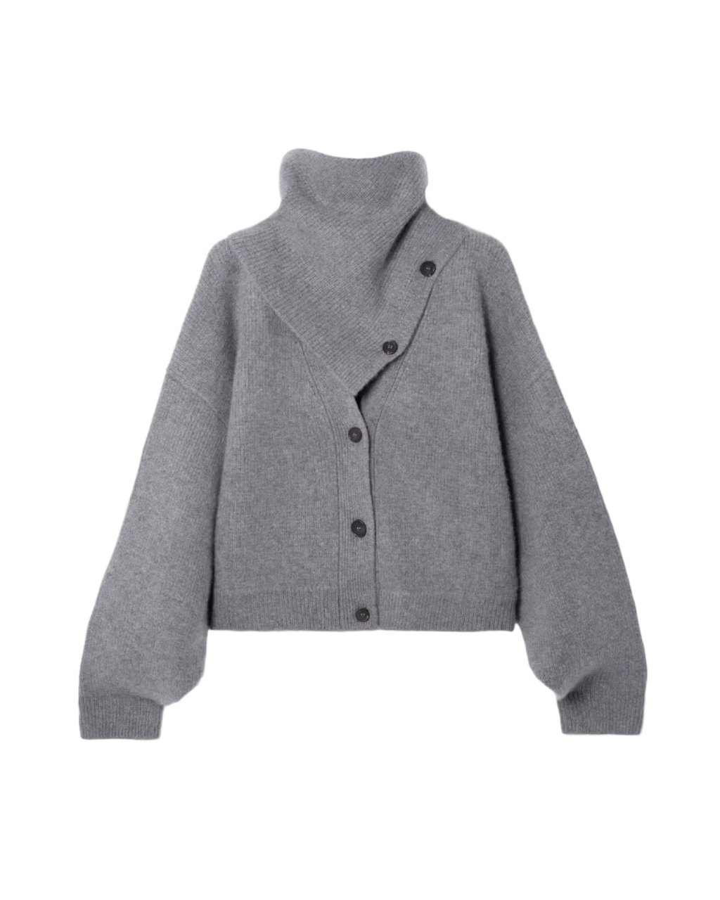 Derios Convertible Cashmere Turtleneck Cardigan