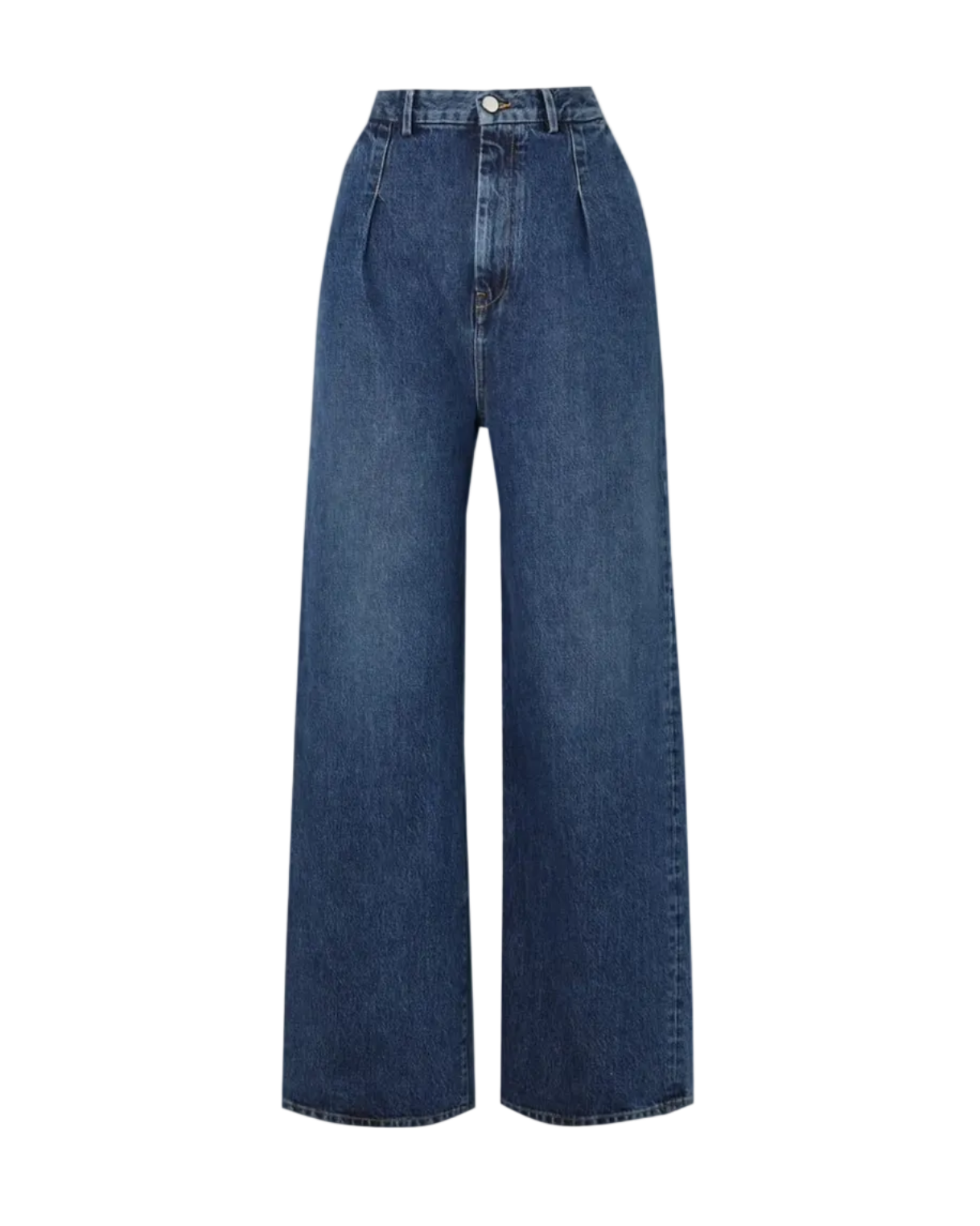 Attu Pleated Wide-Leg Jeans