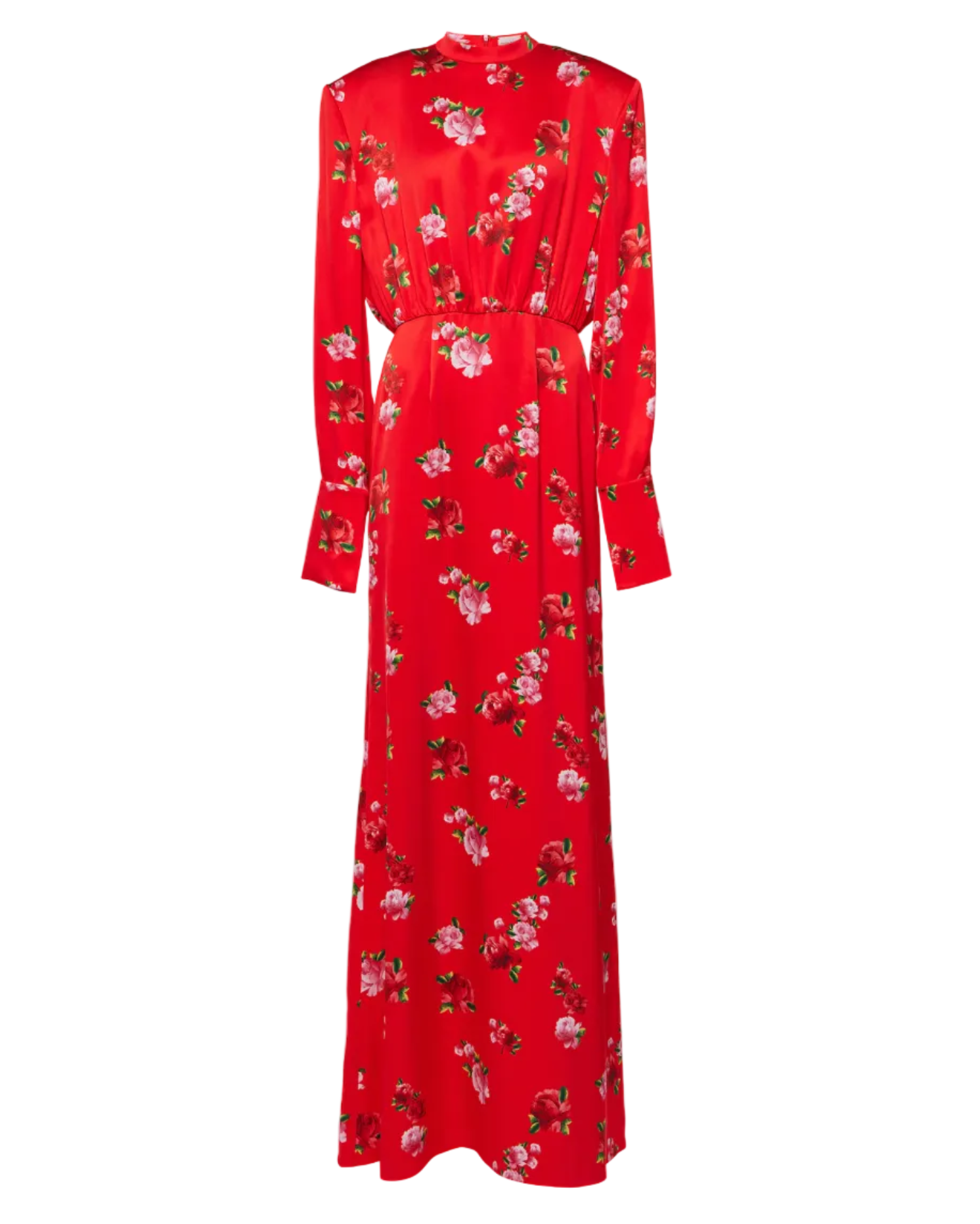Floral Silk Gown