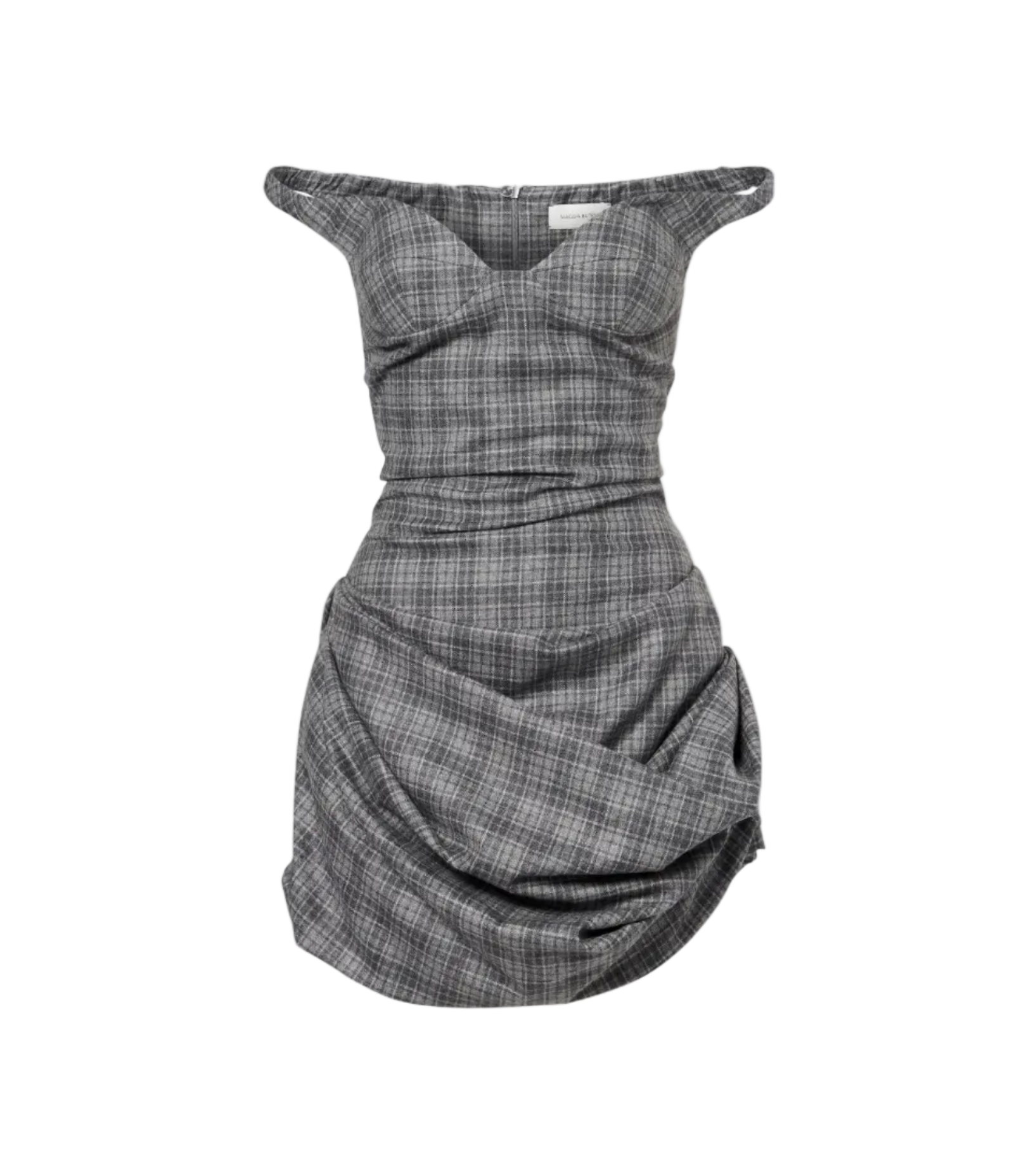 Ruched Off-Shoulder Bustier Dress