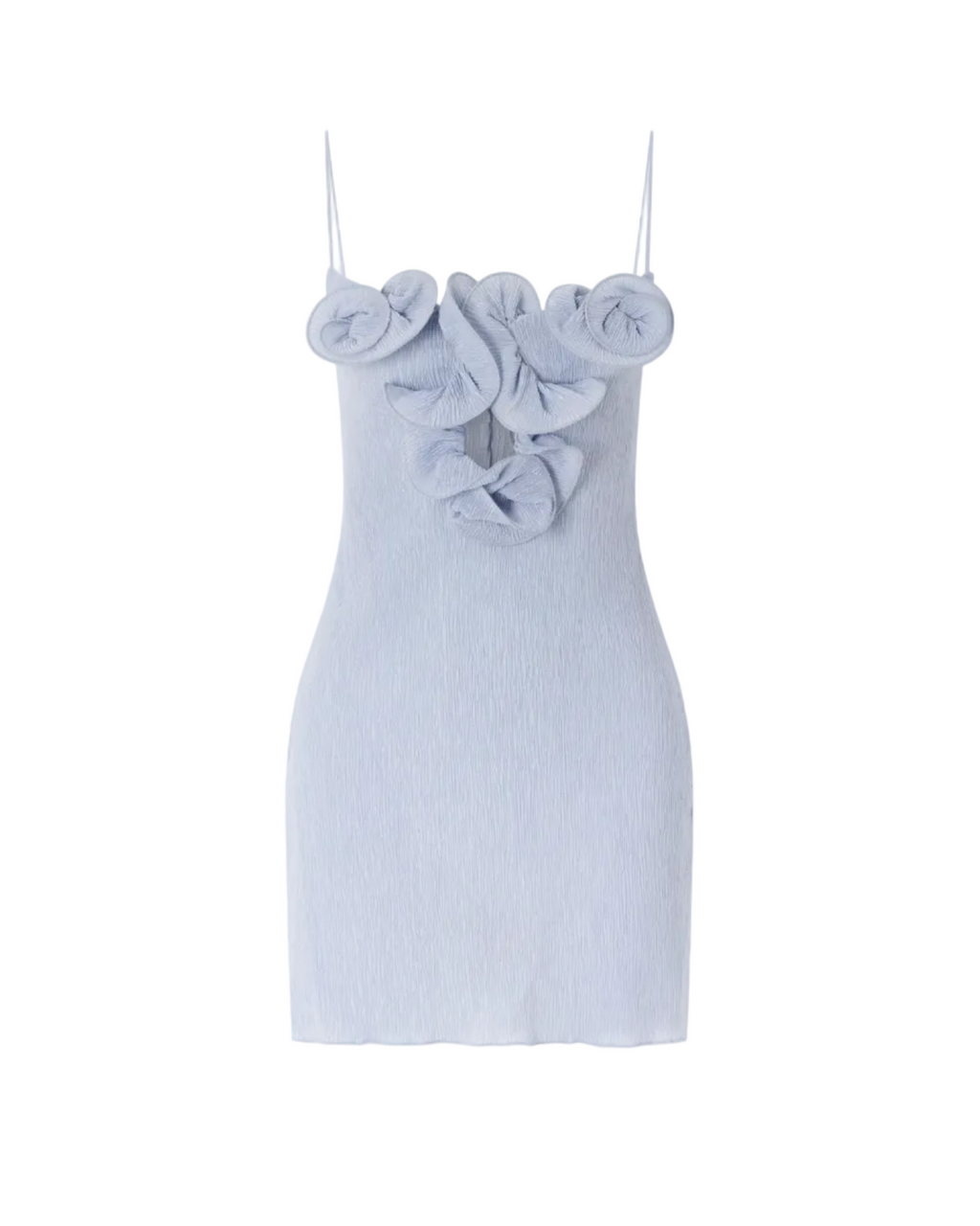 Embellished Textured Mini Dress