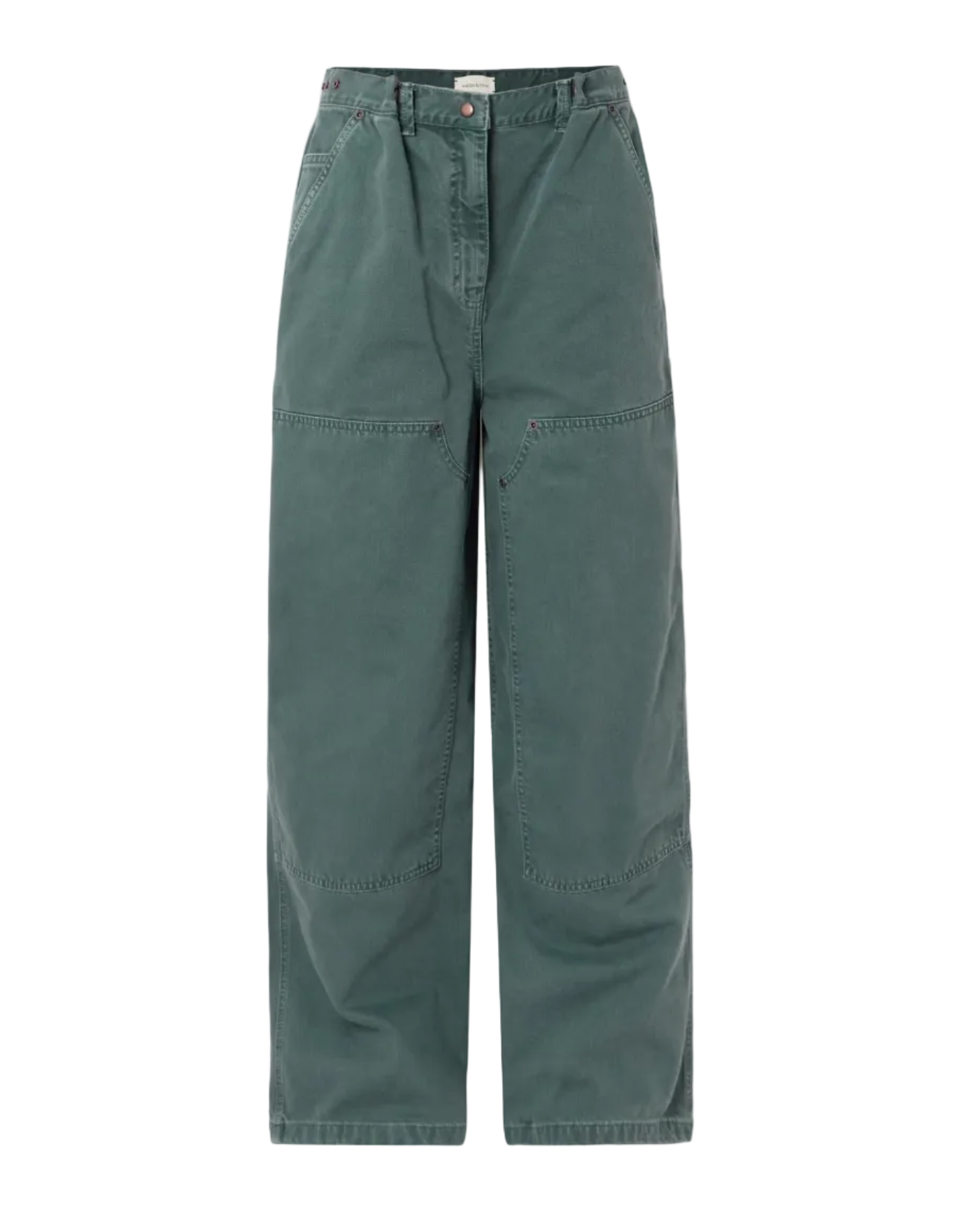 Mid-Rise Straight-Leg Jeans
