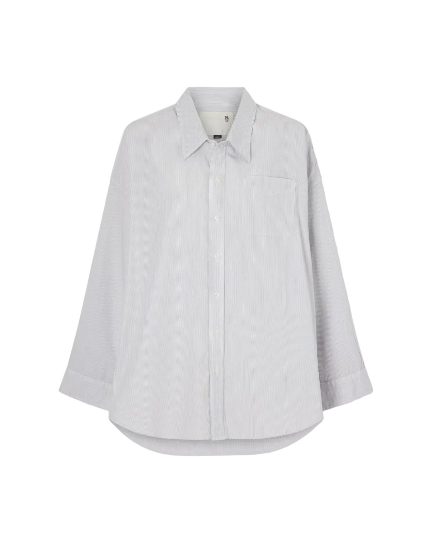 Striped Washed-Cotton Oxford Shirt