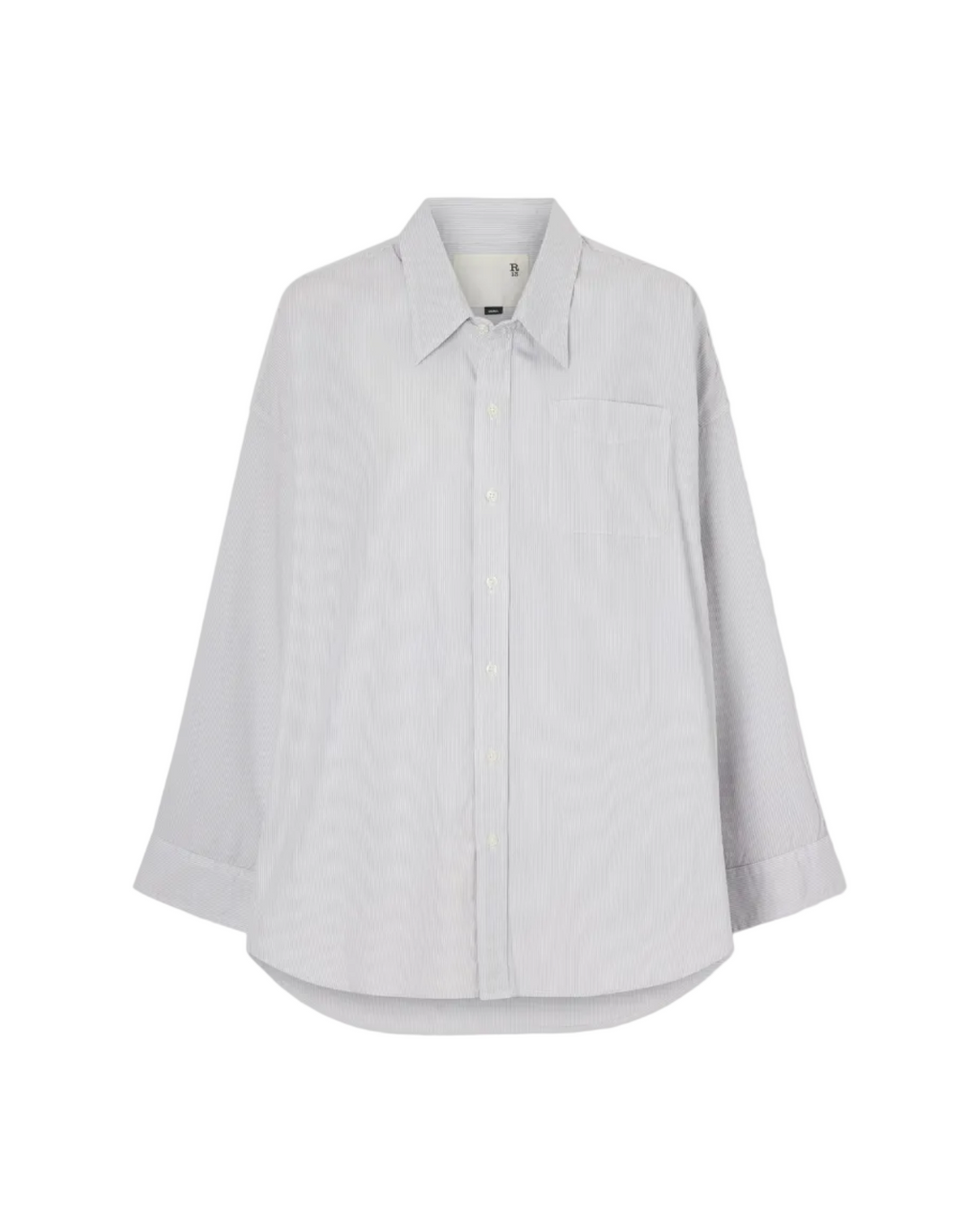 Striped Washed-Cotton Oxford Shirt
