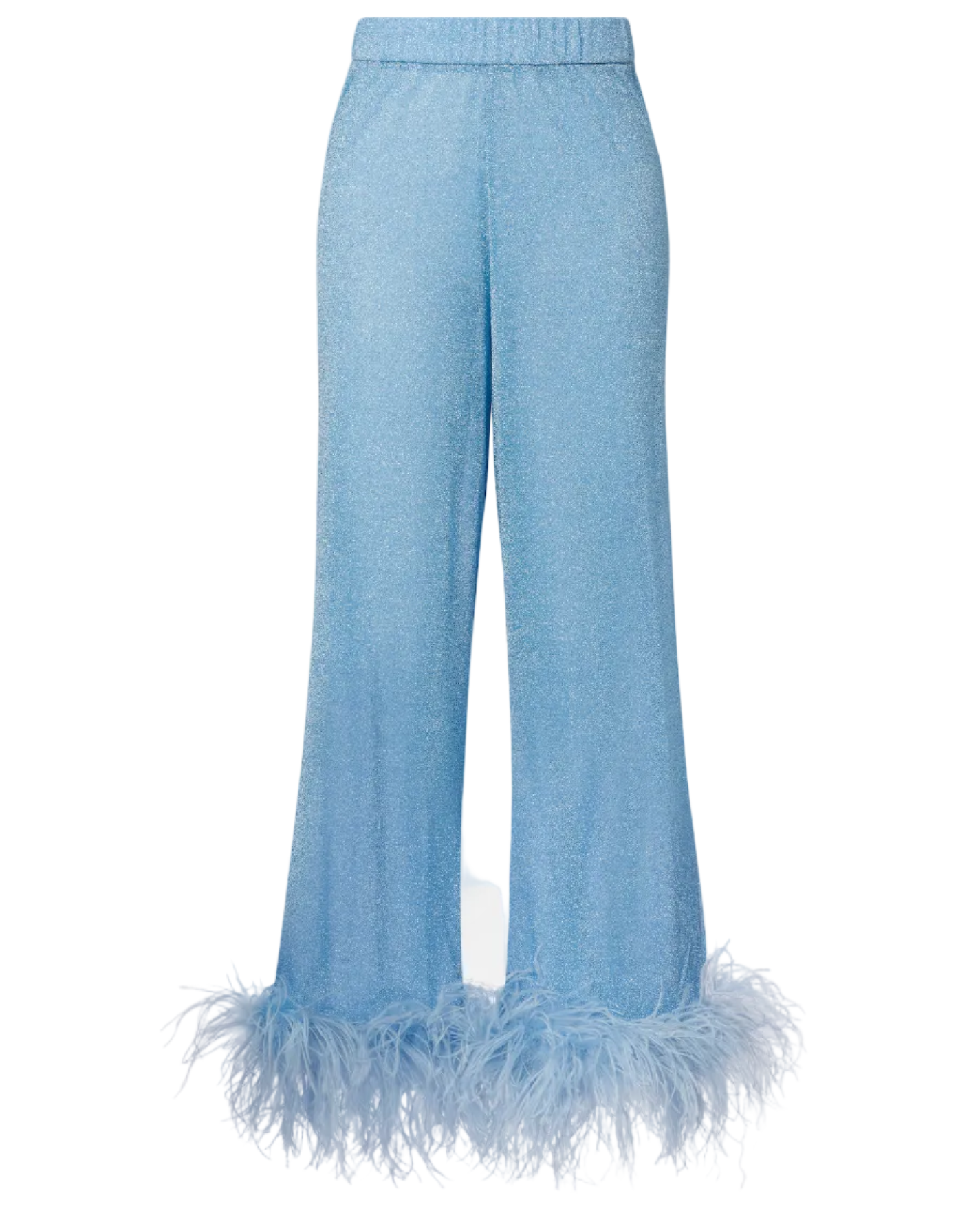 Lumière Feather-Trimmed Pants