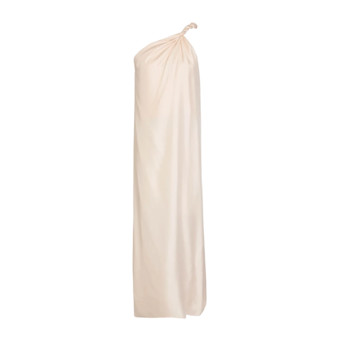 Adela Asymmetrical Silk Twill Dress