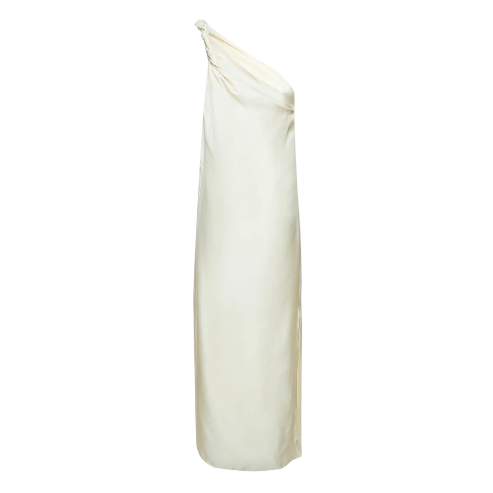 Adela Asymmetrical Silk Twill Dress