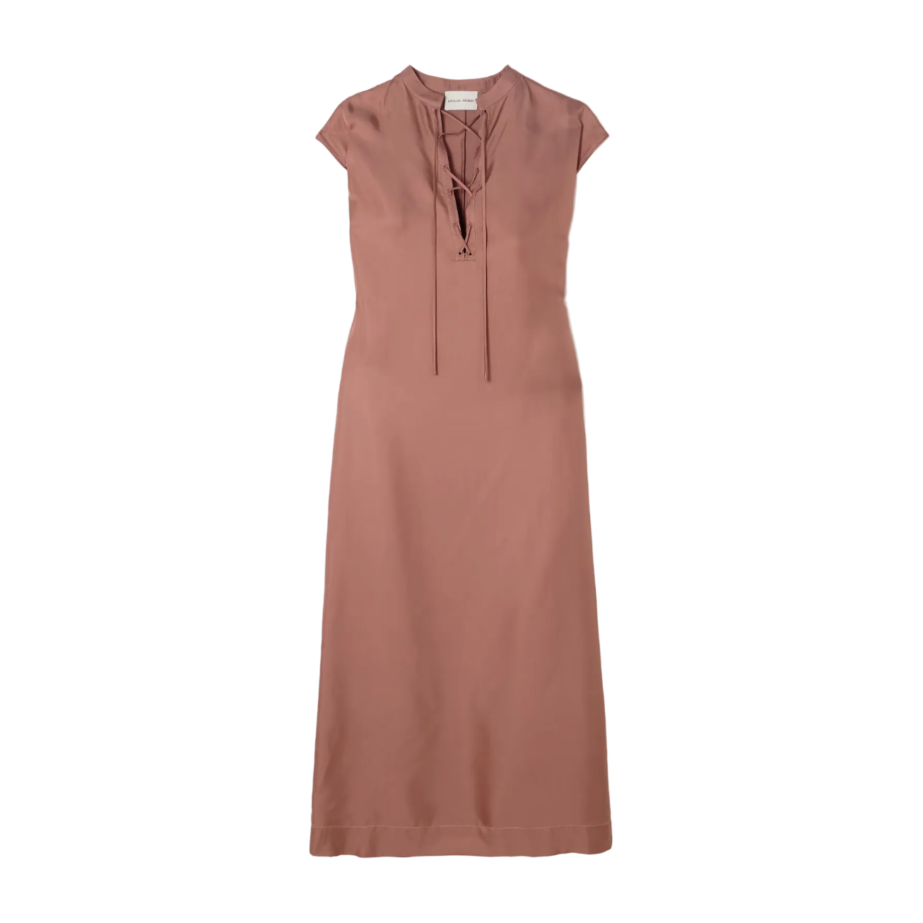 Demeter Silk Twill Midi Dress