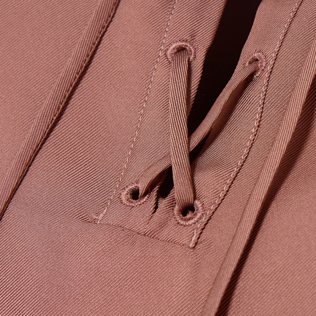 Demeter Silk Twill Midi Dress