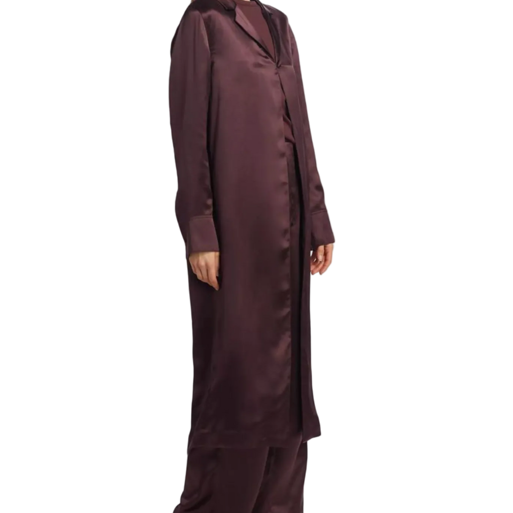 Oyat Silk Blend Long Shirt