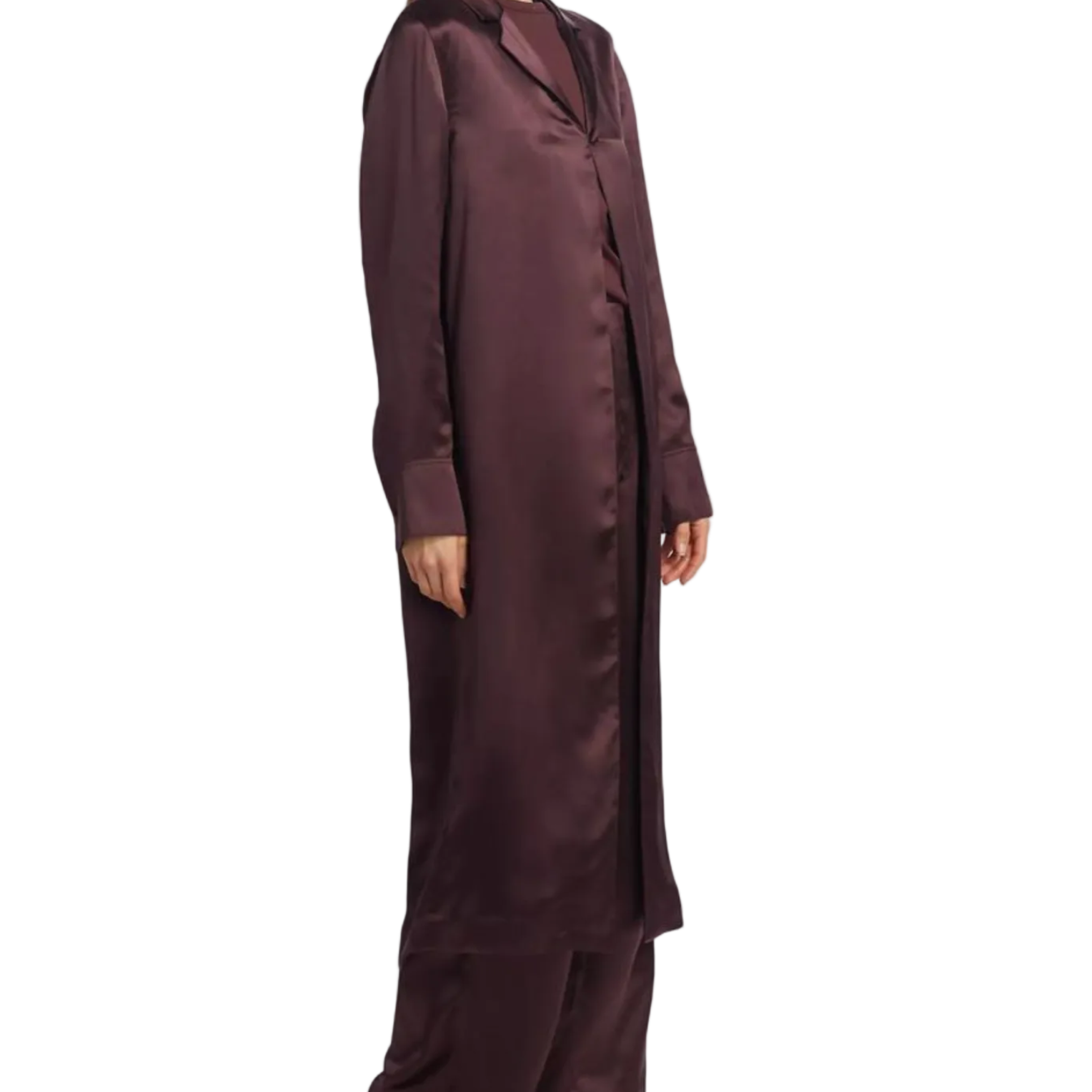 Oyat Silk Blend Long Shirt