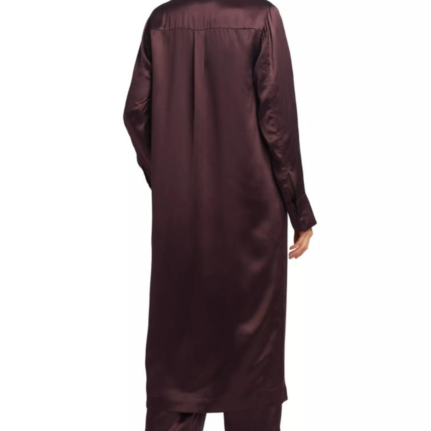 Oyat Silk Blend Long Shirt