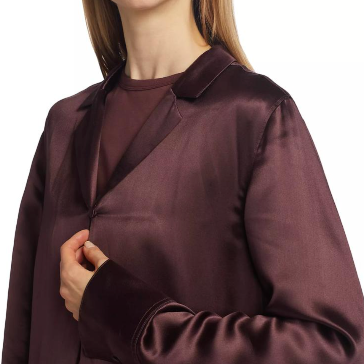 Oyat Silk Blend Long Shirt