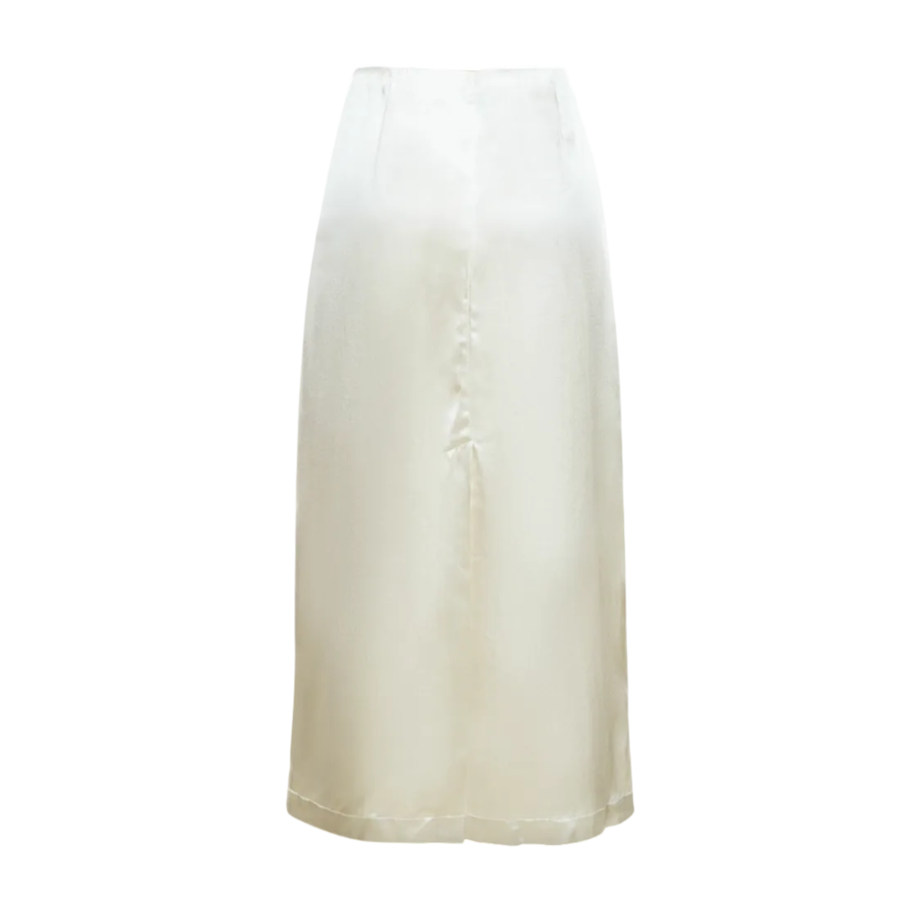 Lys Silk-Blend Satin Skirt