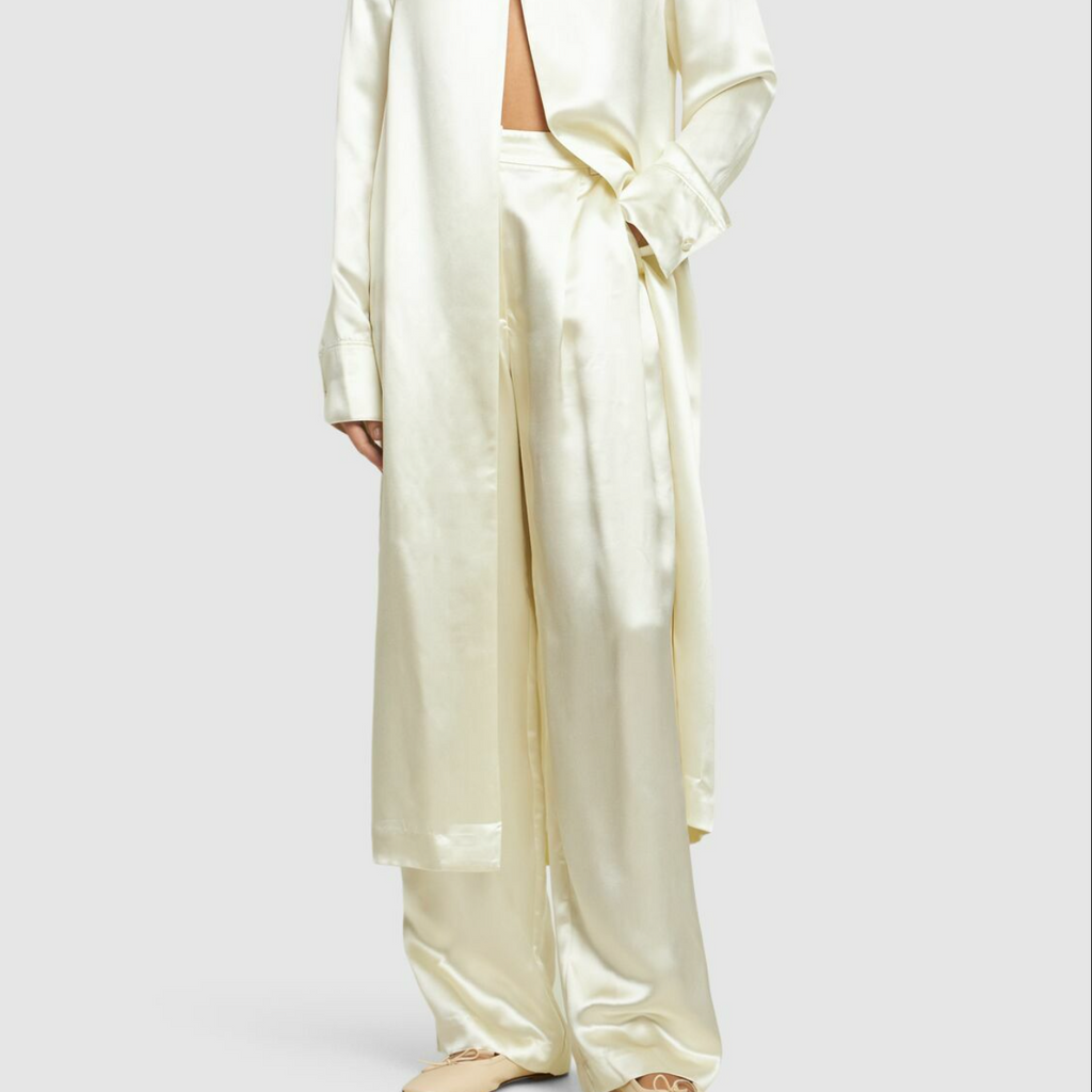 LouLou weite Hose Vione Soft Vanilla