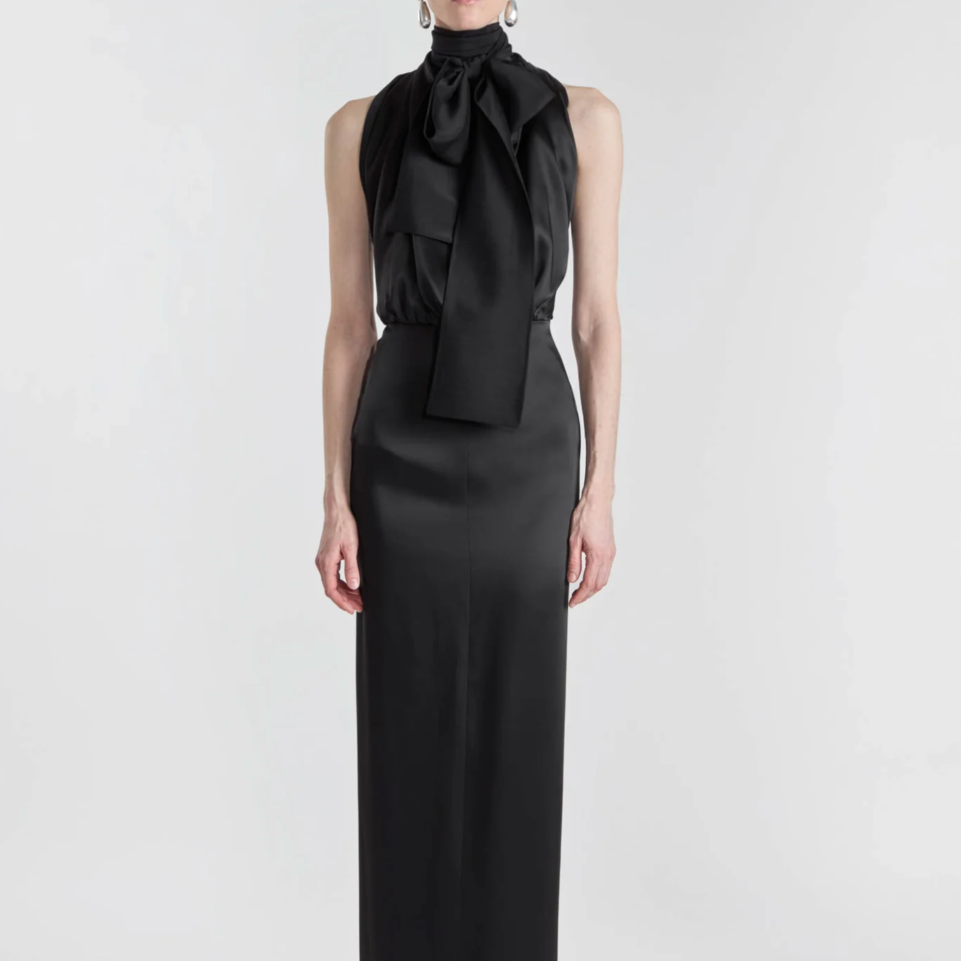 Black Adiance Halterneck Dress