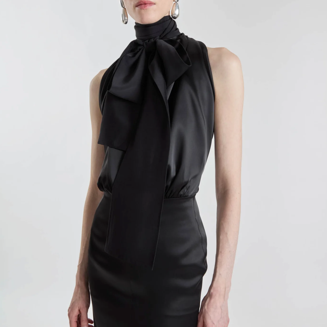 Black Adiance Halterneck Dress