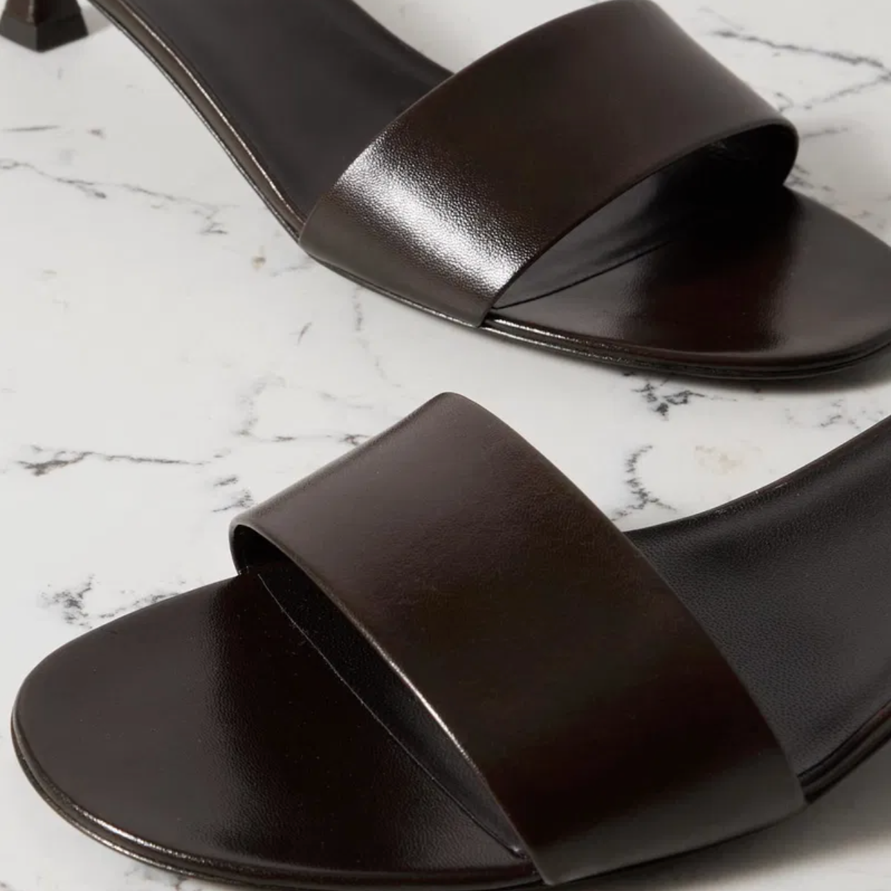 Combo Leather Mules
