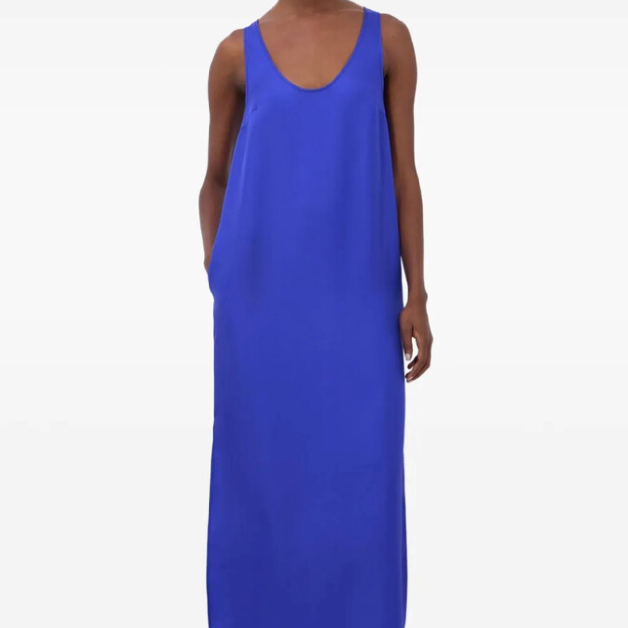 Nada Silk-Twill Maxi Dress