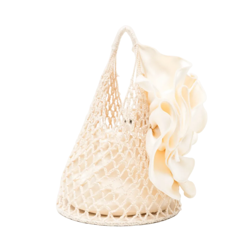 Devana Floral-Appliqué Mini Bag