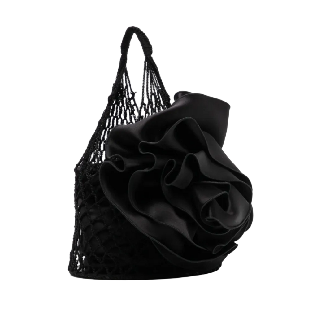 Devana Floral-Appliqué Mini Bag