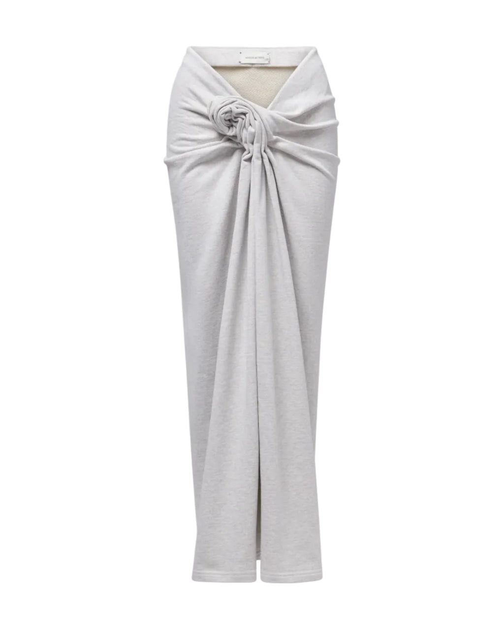 Front-Knot Midi Skirt