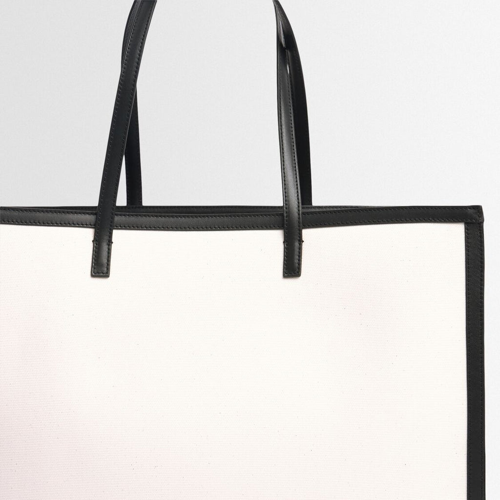 White/Black Monti Large Beach Tote
