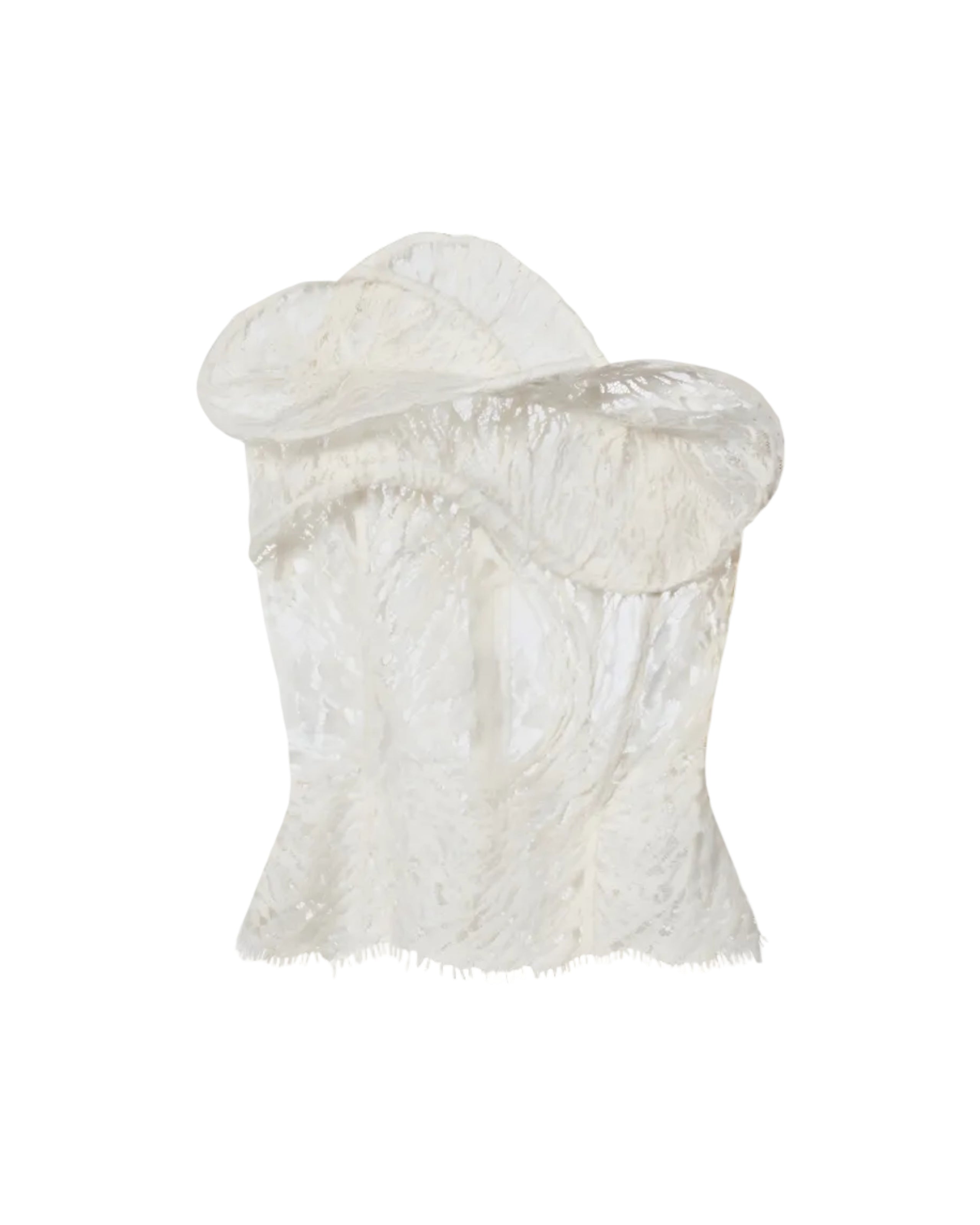 Cotton-blend Lace Top