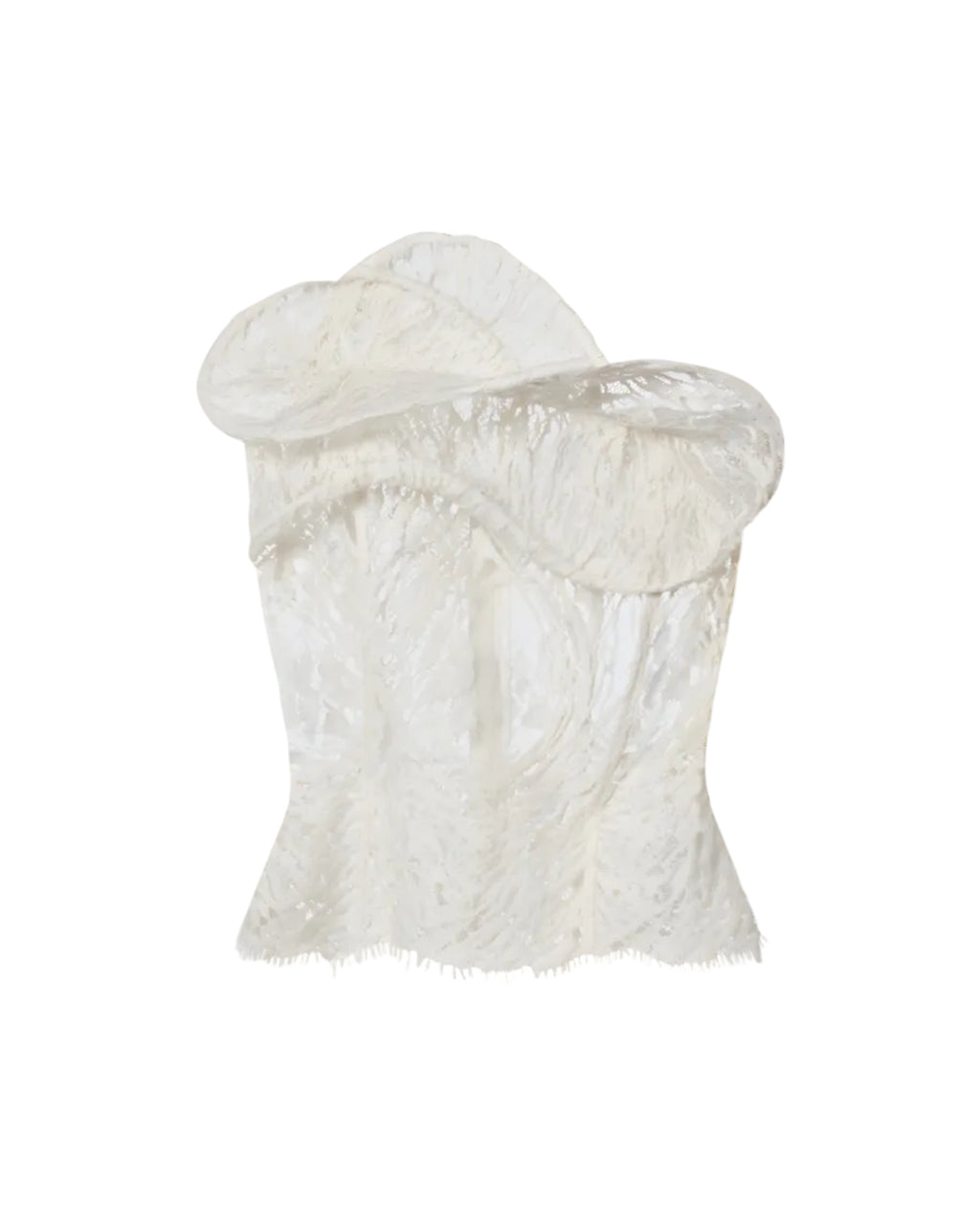 Cotton-blend Lace Top