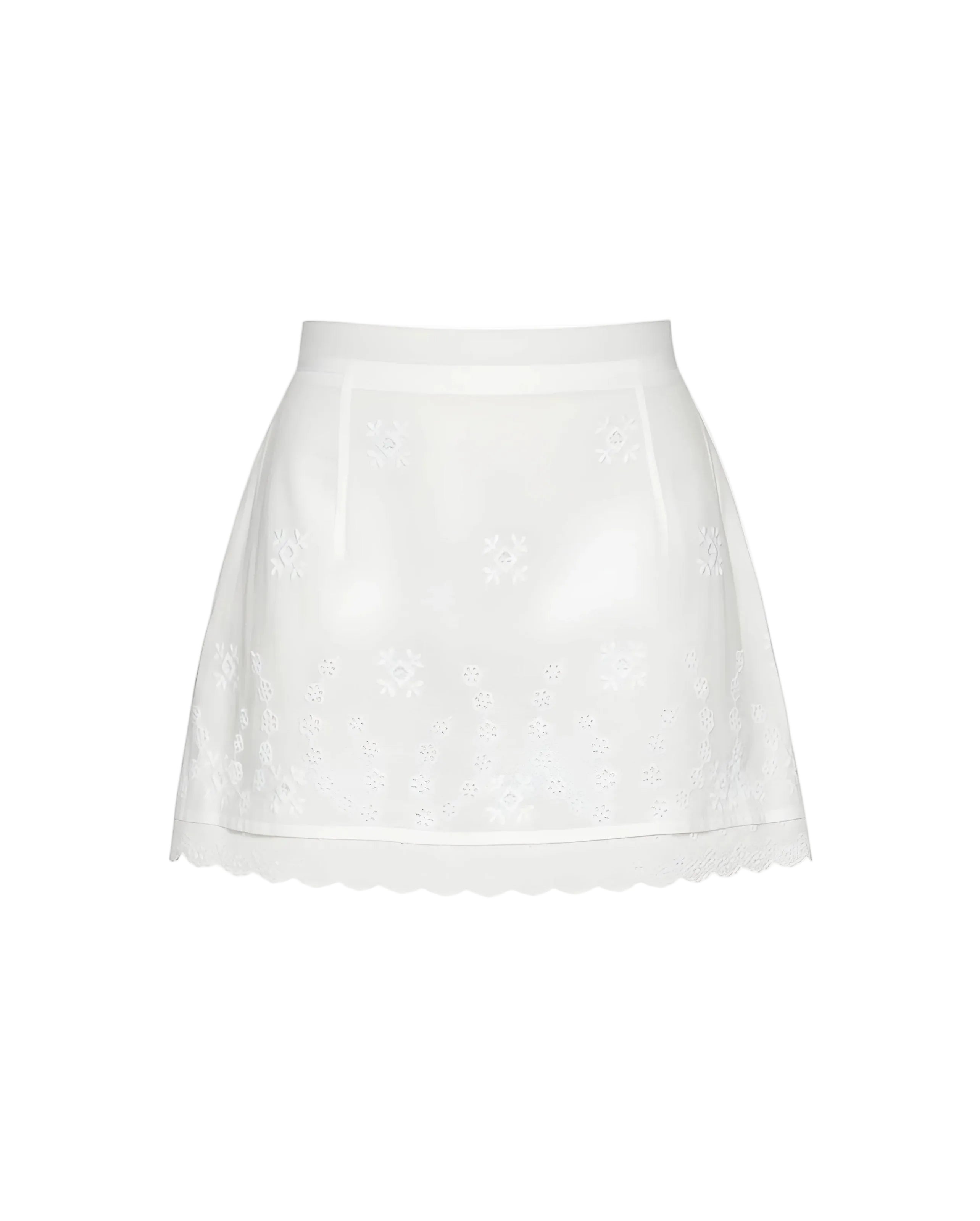 Embroidered Mini Skirt