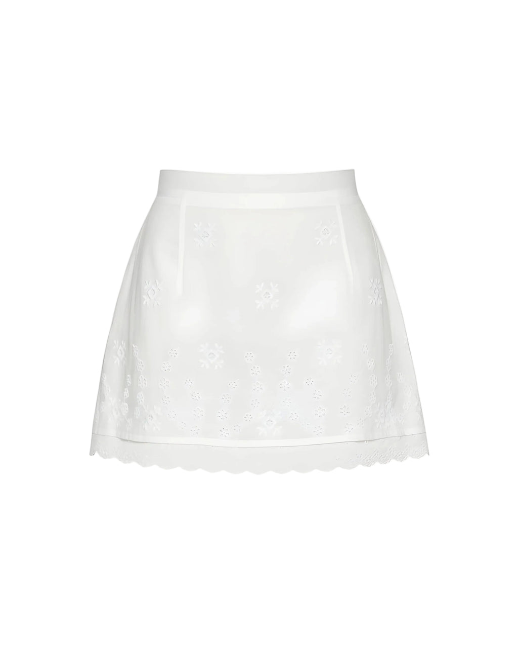 Embroidered Mini Skirt