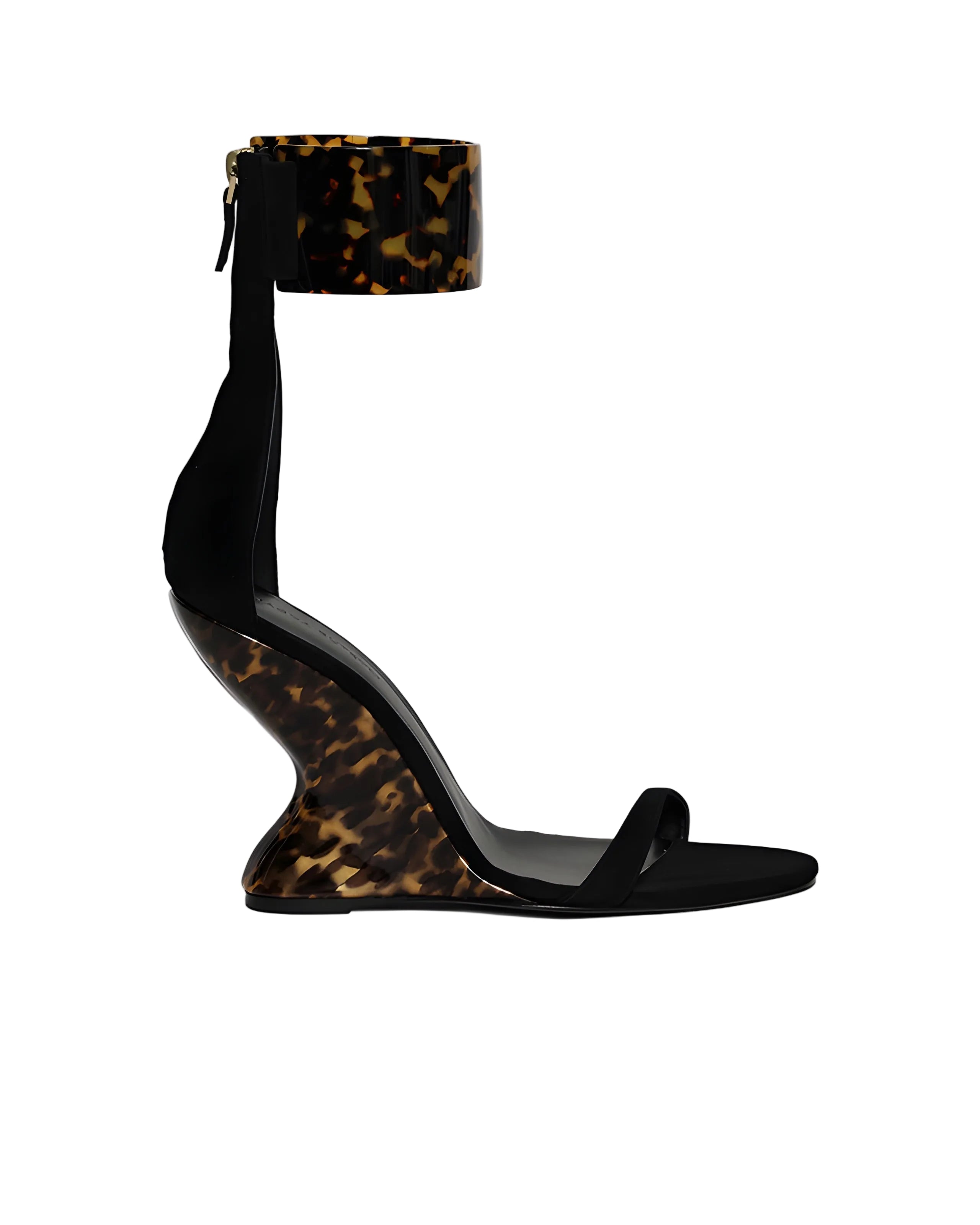 Tortoiseshell Wedge Sandals