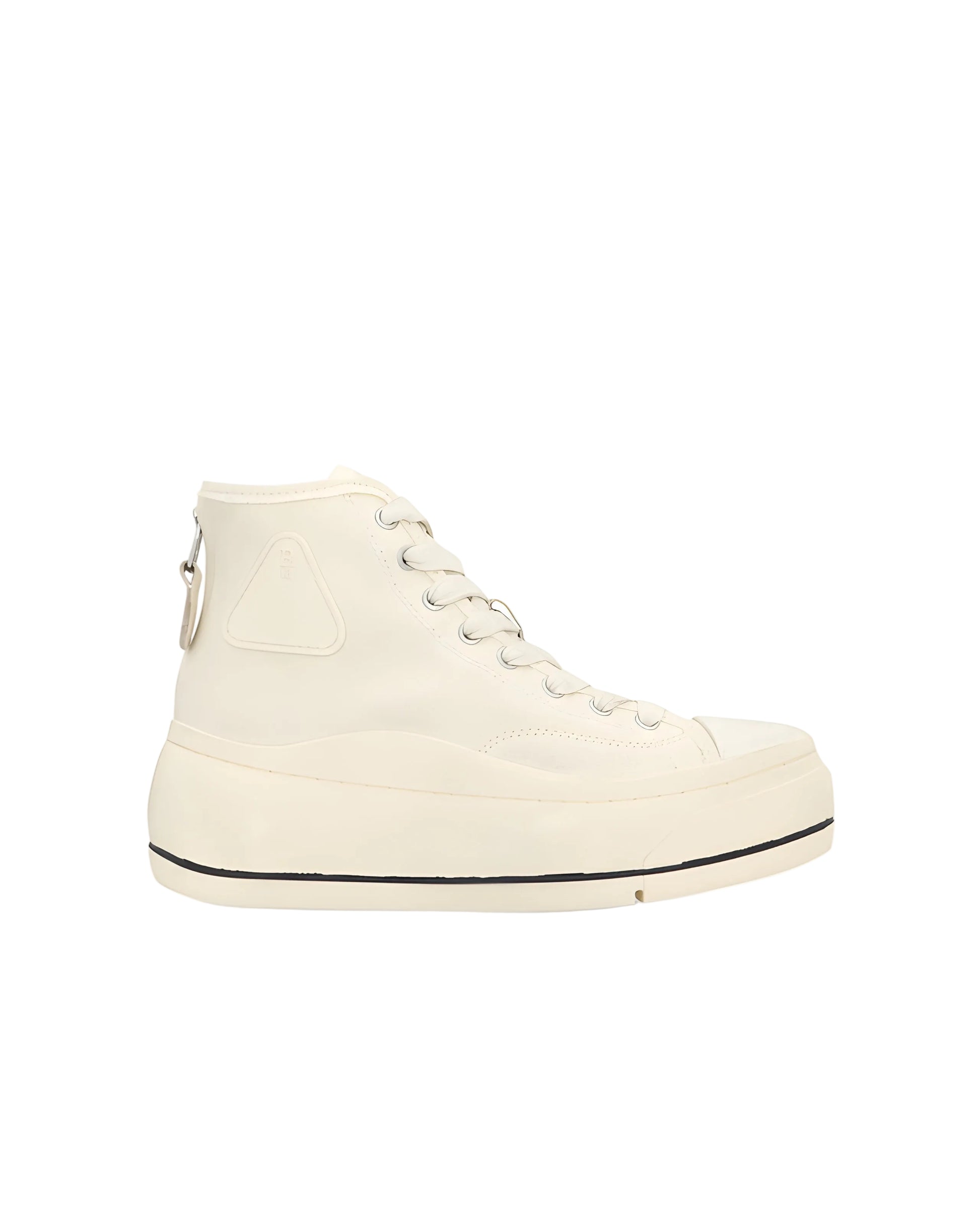 Back-Zip High-Top Sneakers