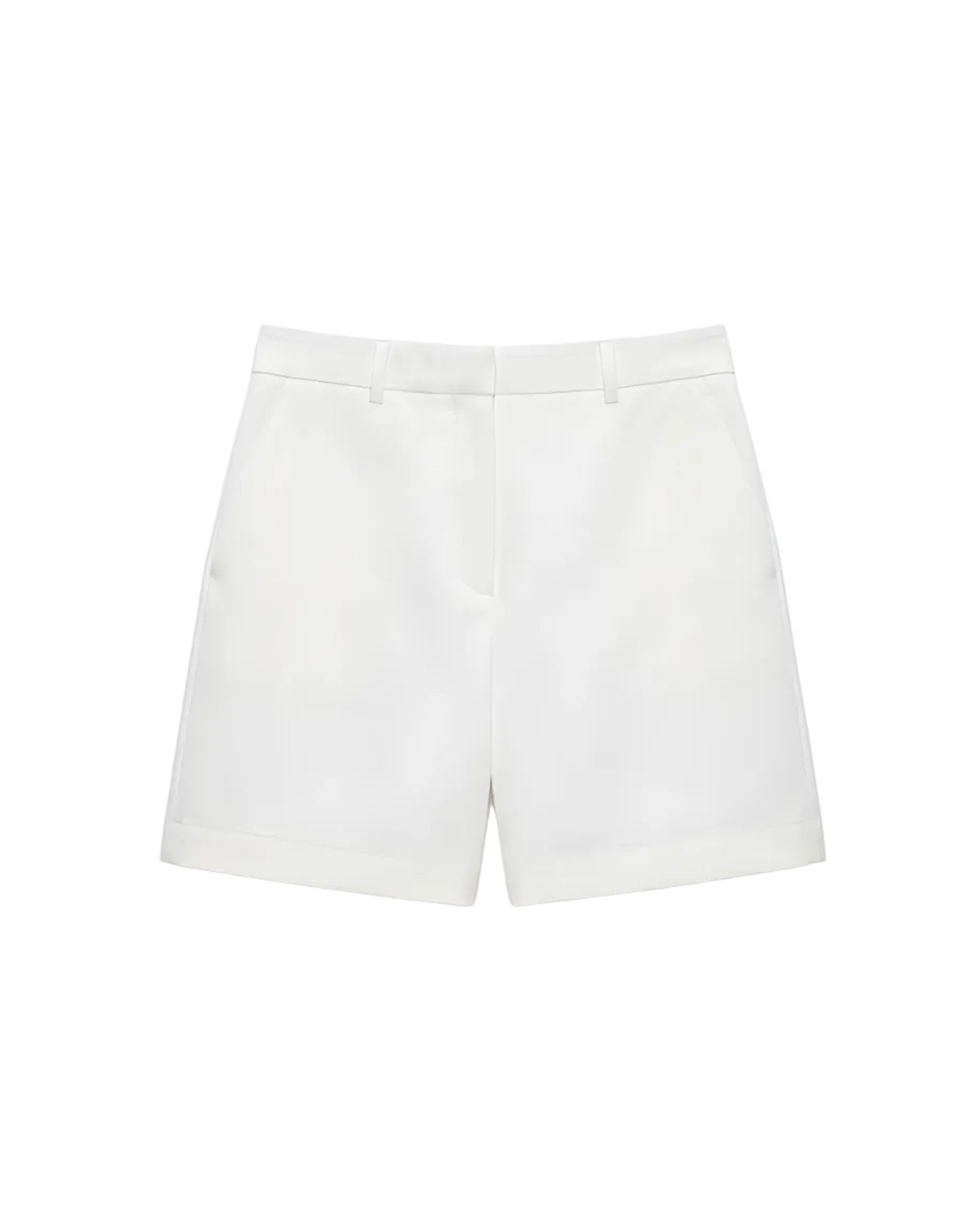 Ivan Elastic-Waist Twill Shorts