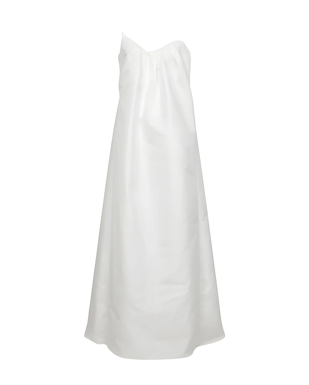 Draped Bustier Maxi Dress
