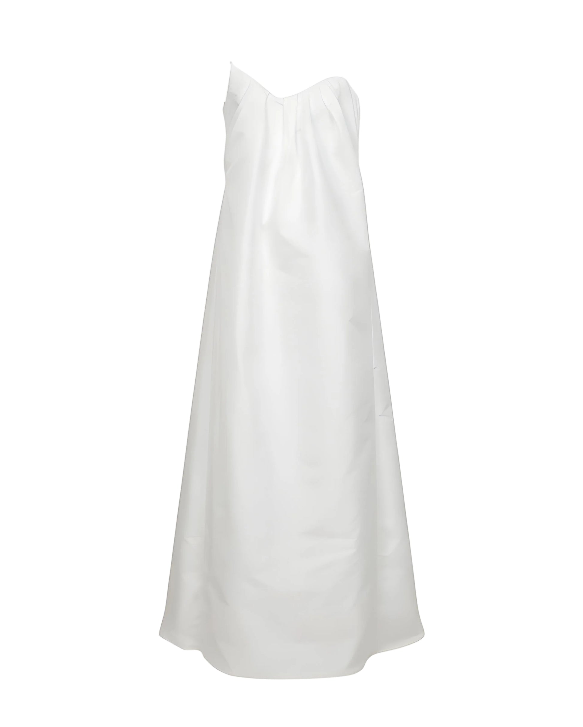 Draped Bustier Maxi Dress