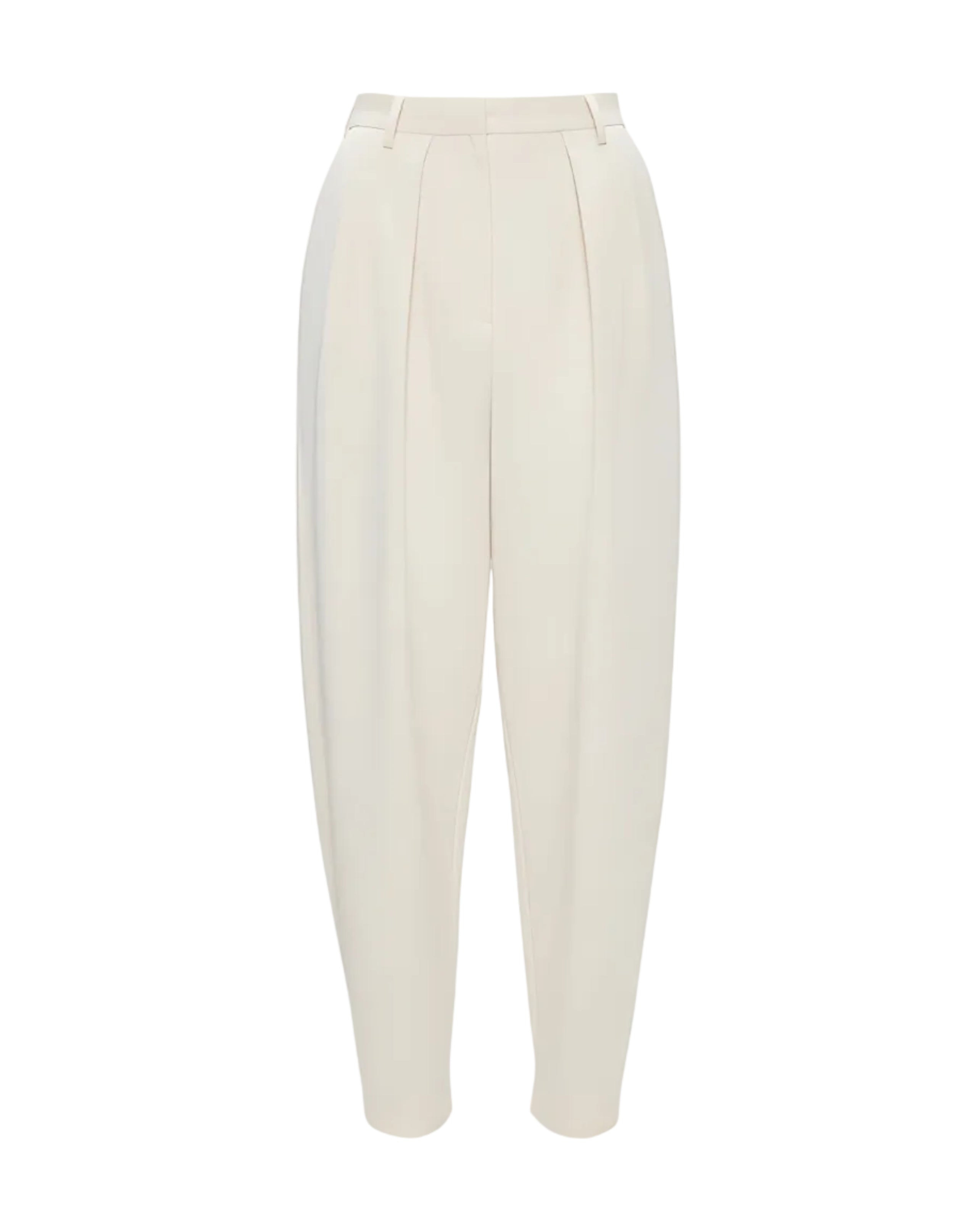 Tapered High-Waisted Trousers