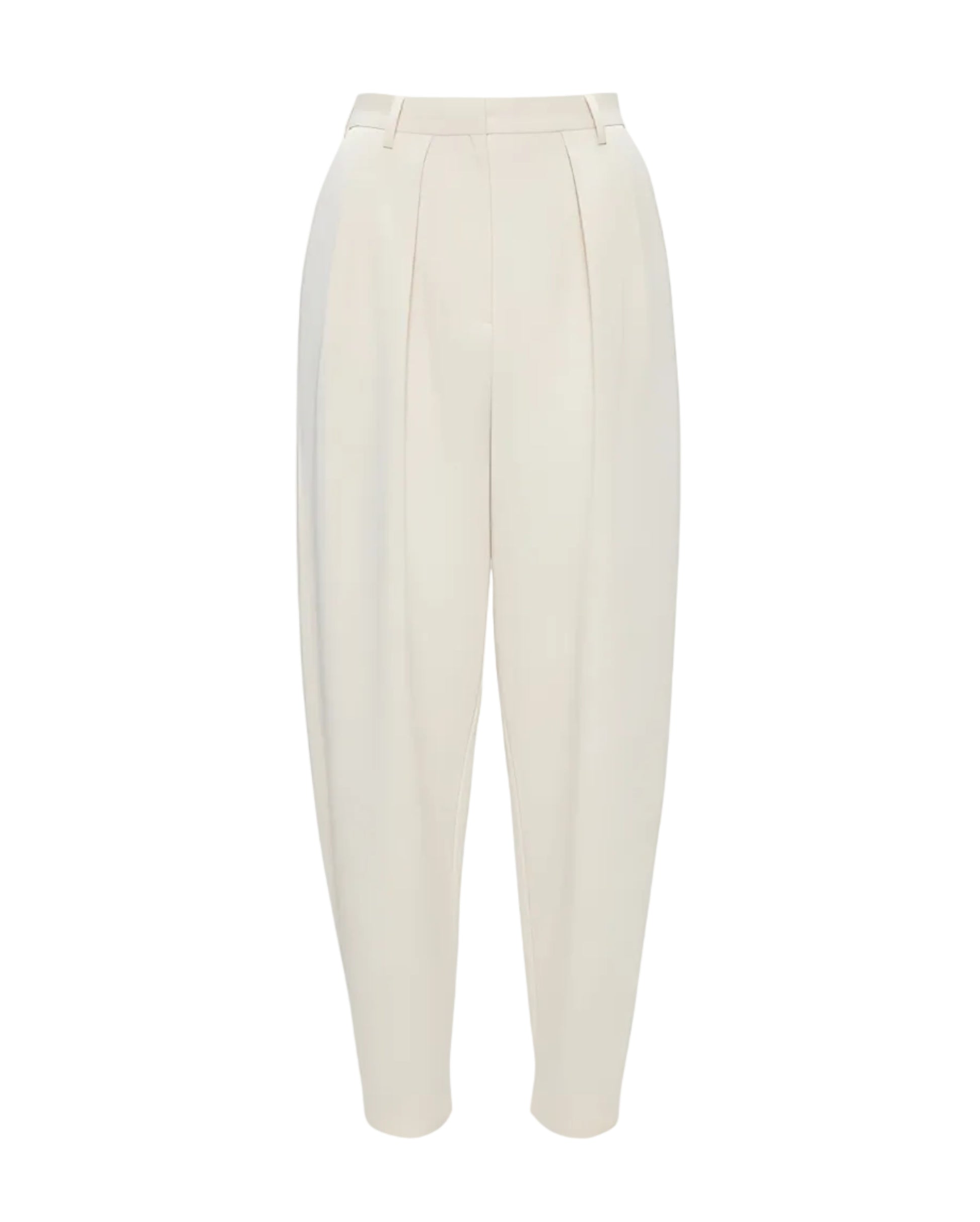 Tapered High-Waisted Trousers